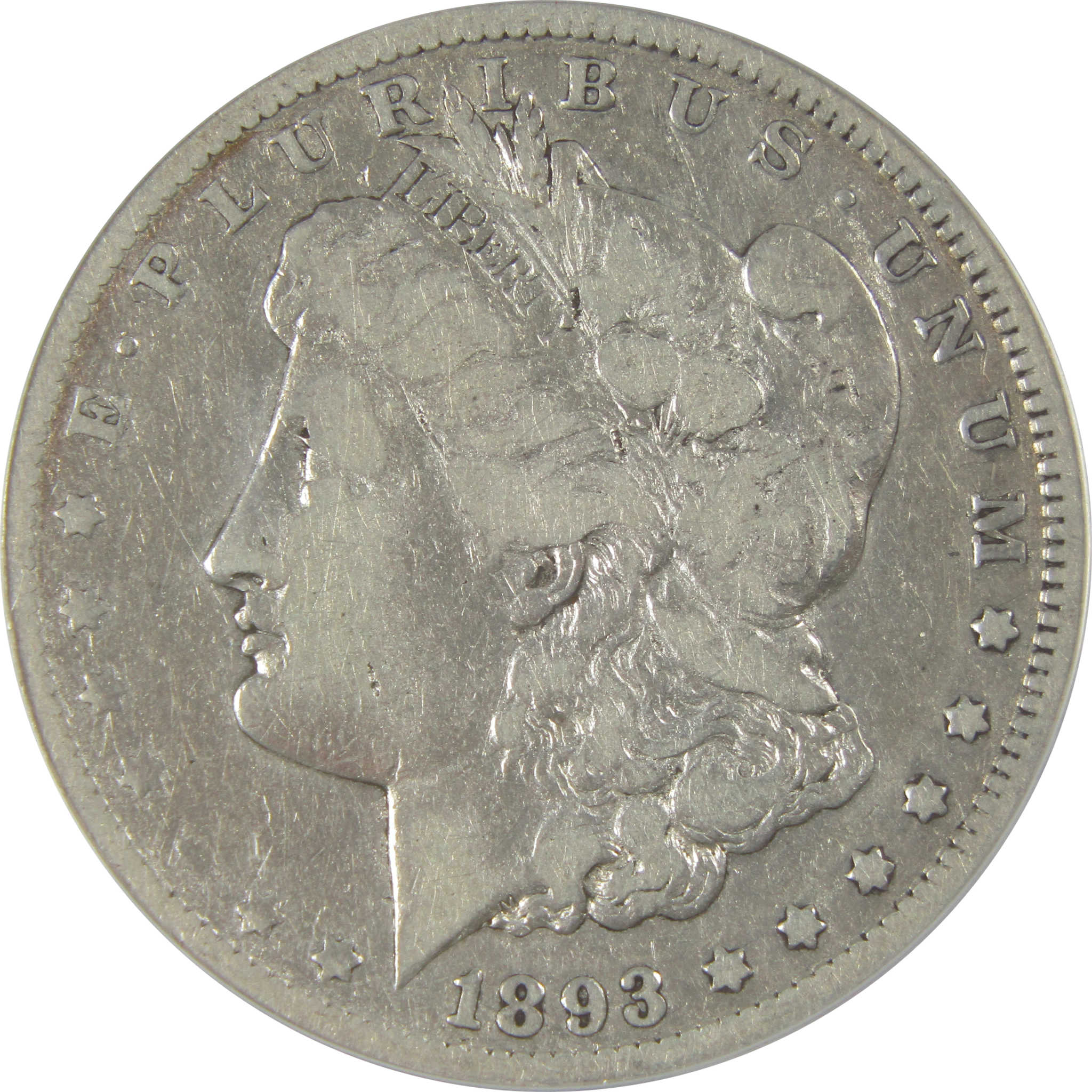 1893 CC Morgan Dollar F 12 Details ANACS Silver $1 Coin SKU:CP110 - Morgan coin - Morgan silver dollar - Morgan silver dollar for sale - Profile Coins & Collectibles