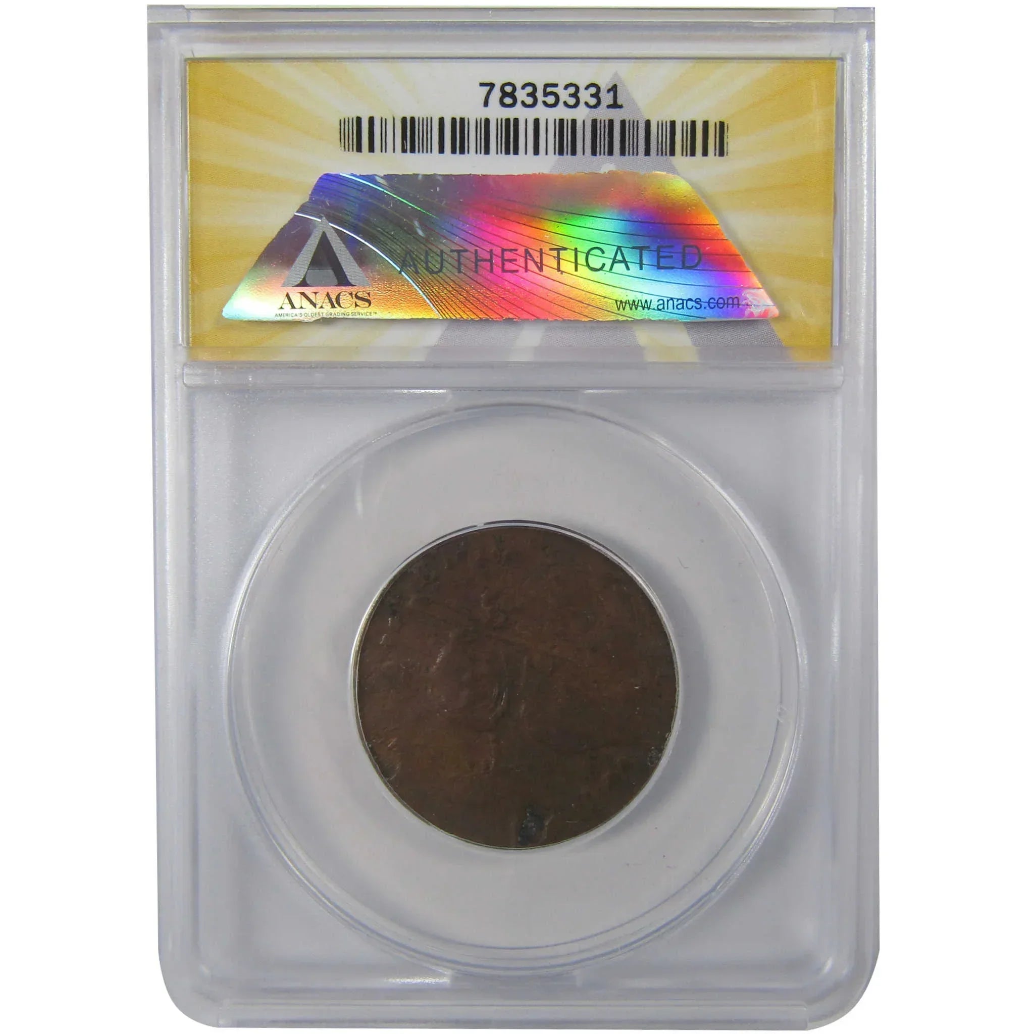 1787 Draped Bust Connecticut Copper F12 ANACS Post Colonial SKU:I25651