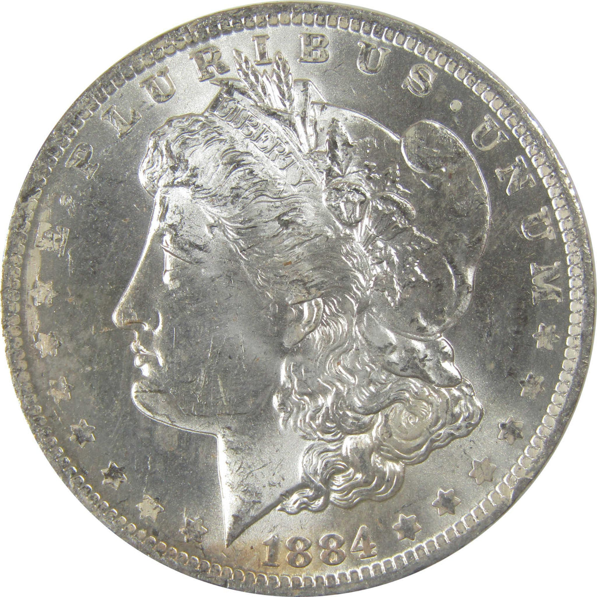 1884 O Morgan Silver Dollar BU Choice Uncirculated Toned SKU:I24192