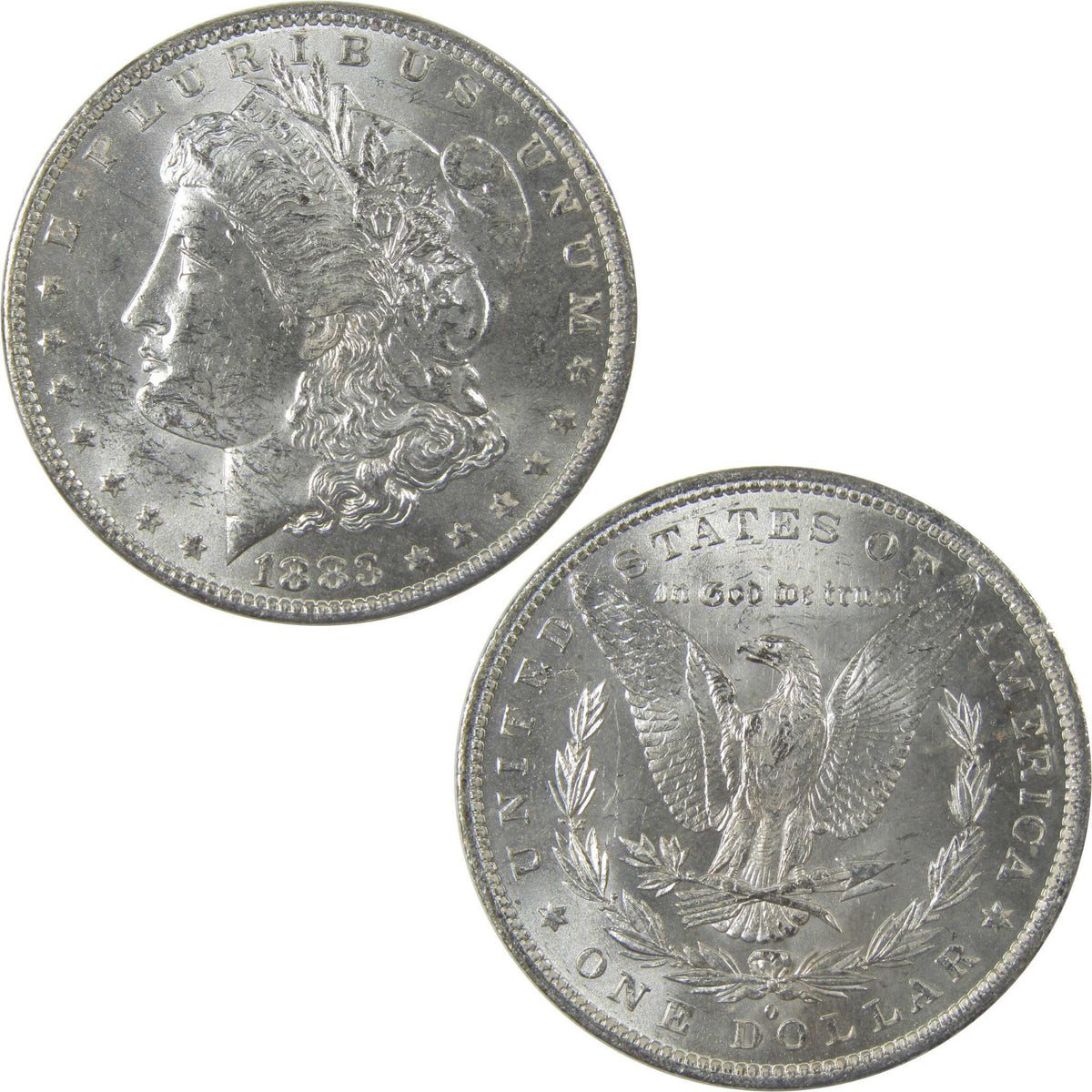1883 O Morgan Silver Dollar Uncirculated Mint State $1 Coin SKU:I24831 - Morgan coin - Morgan silver dollar - Morgan silver dollar for sale - Profile Coins & Collectibles