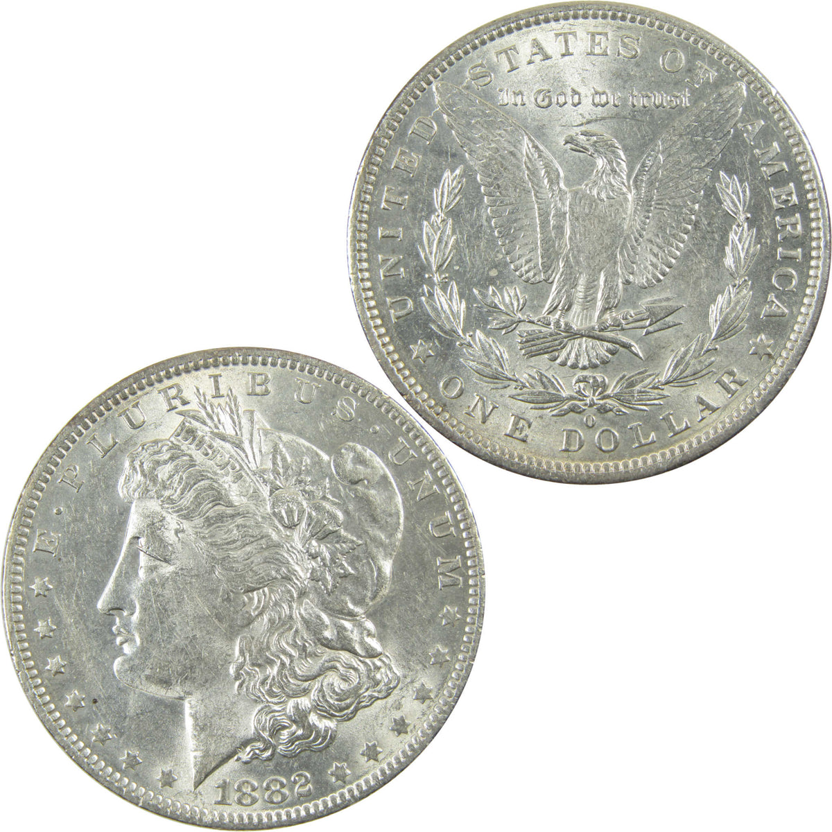1882 O Morgan Silver Dollar AU About Uncirculated Details SKU:CP1696