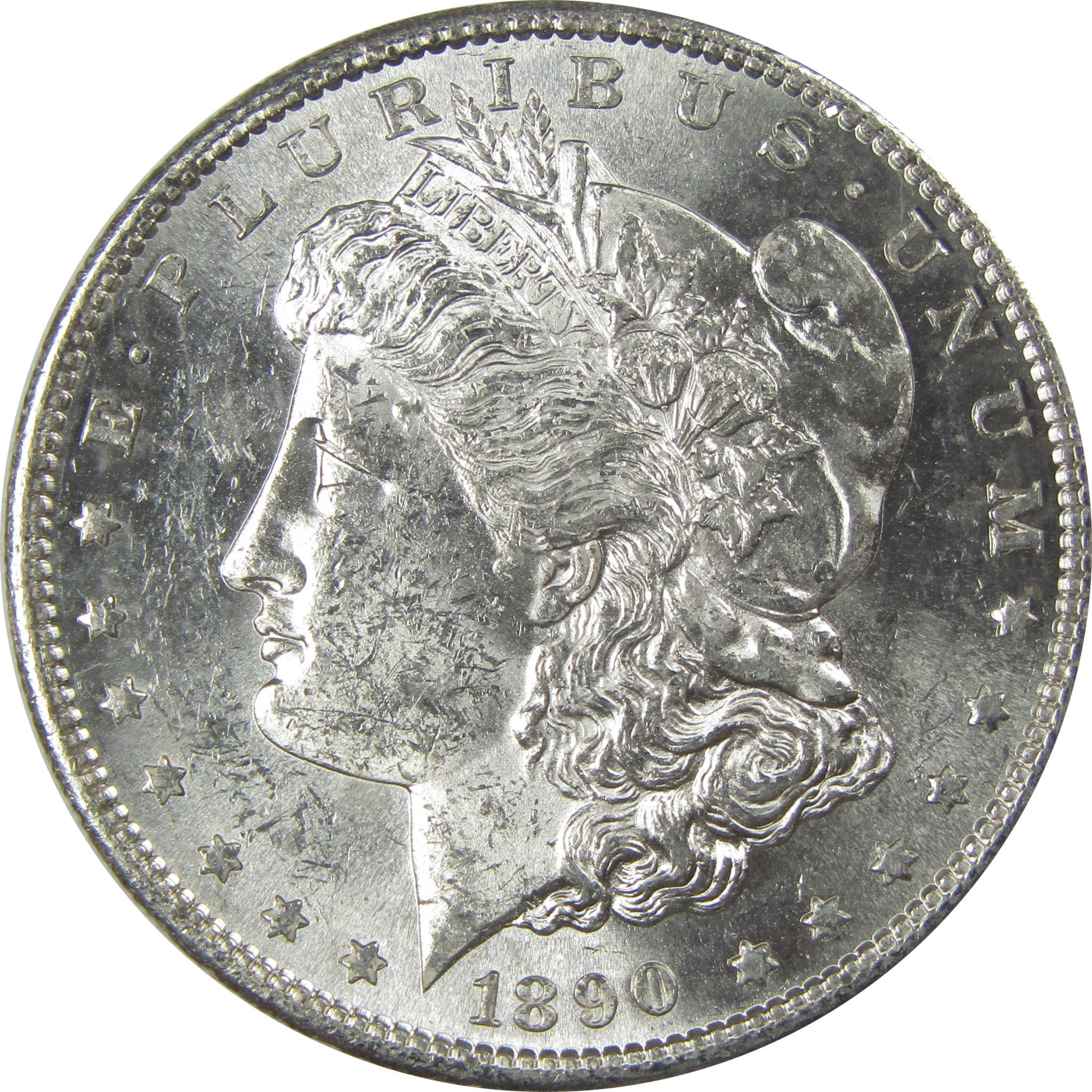 1890 S Morgan Dollar Uncirculated Silver $1 Coin SKU:I21084 - Morgan coin - Morgan silver dollar - Morgan silver dollar for sale - Profile Coins & Collectibles