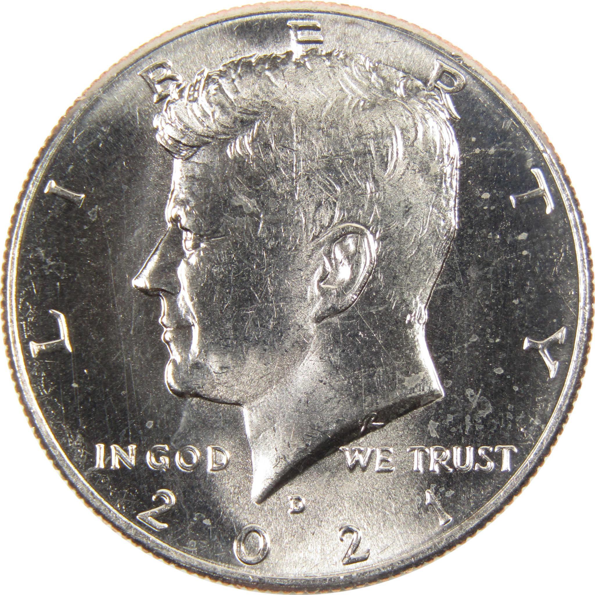 2021 D Kennedy Half Dollar BU Uncirculated Clad 50c Coin