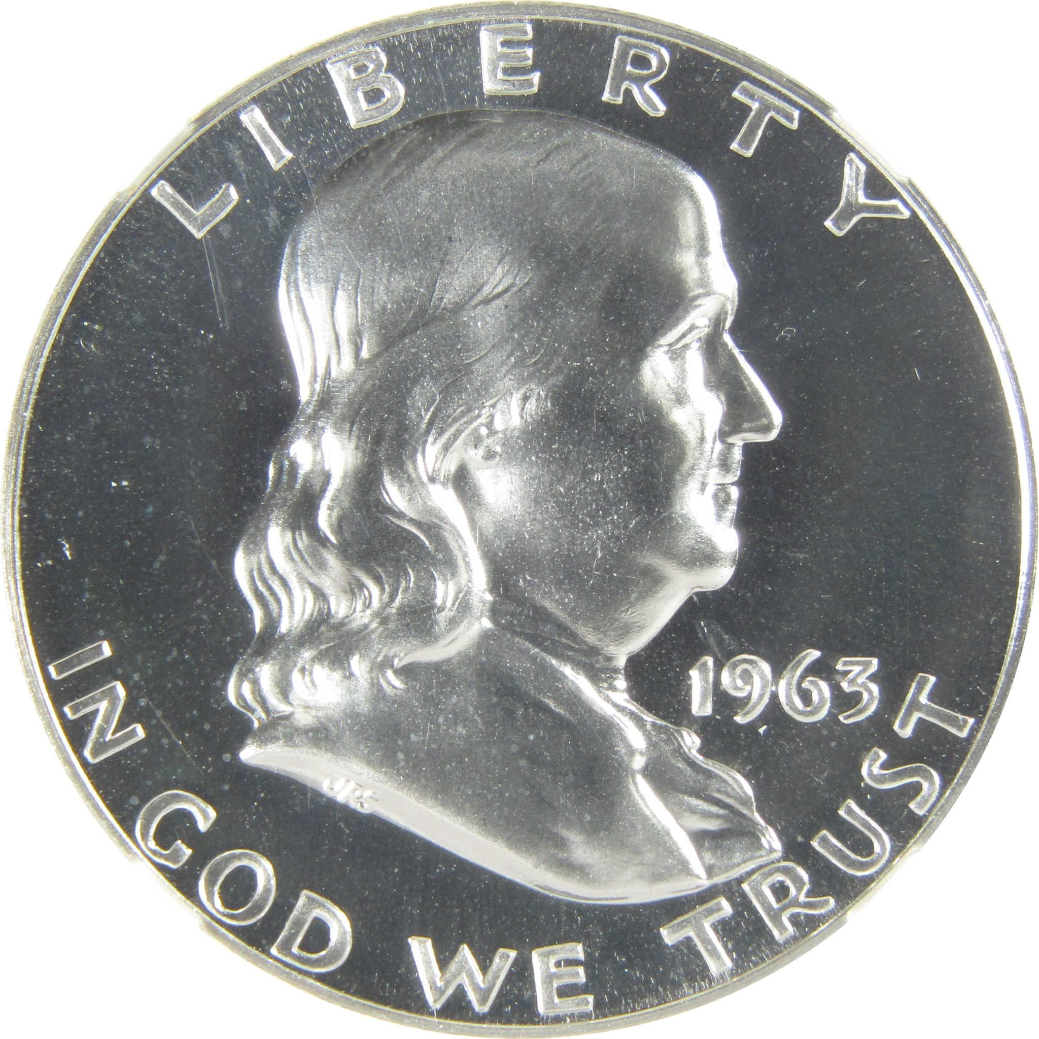1963 Franklin Silver Half Dollar PF 69 NGC Proof 50c Coin SKU:I27445