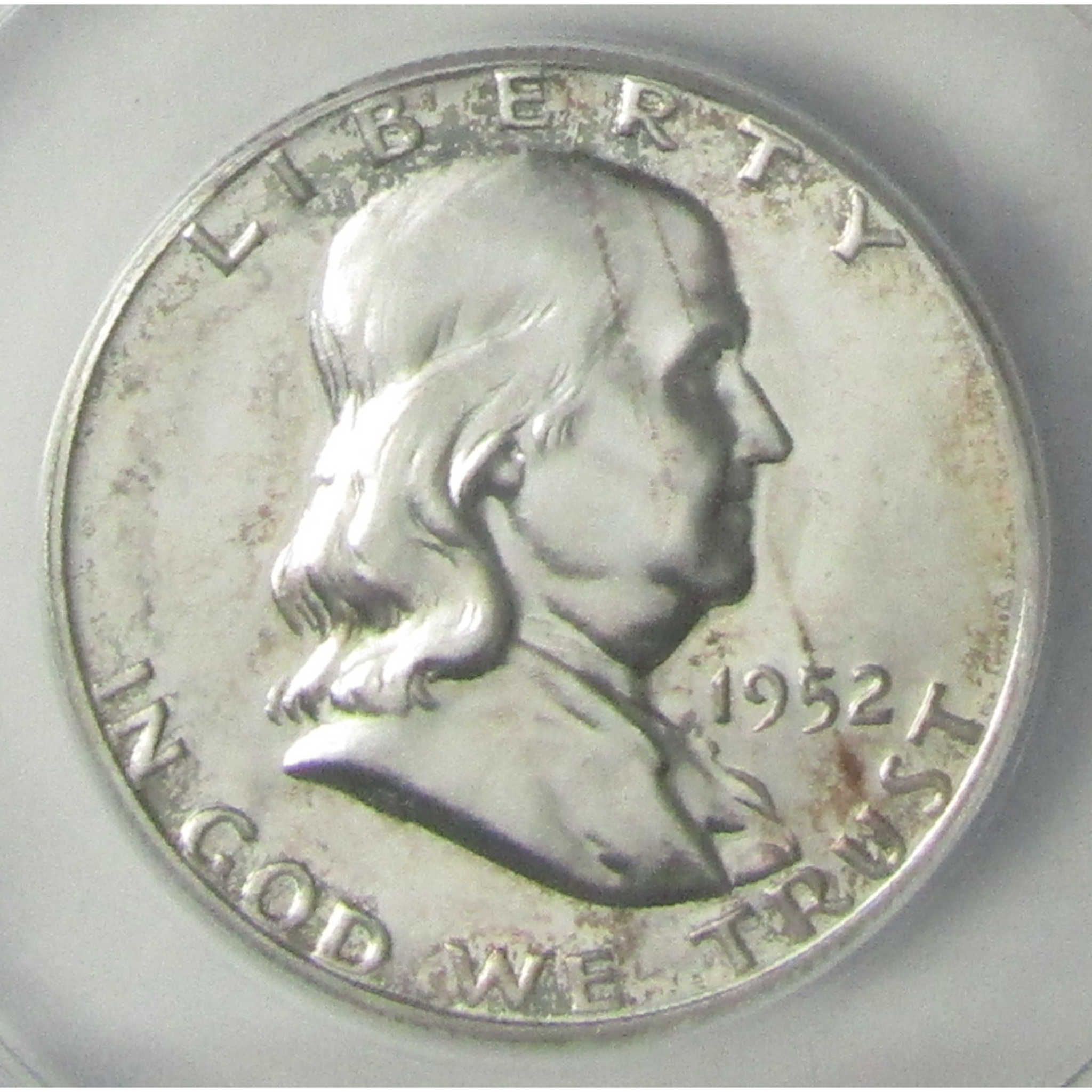 1952 Franklin Silver Half Dollar PF 58 ANACS Proof 50c Coin SKU:I25568
