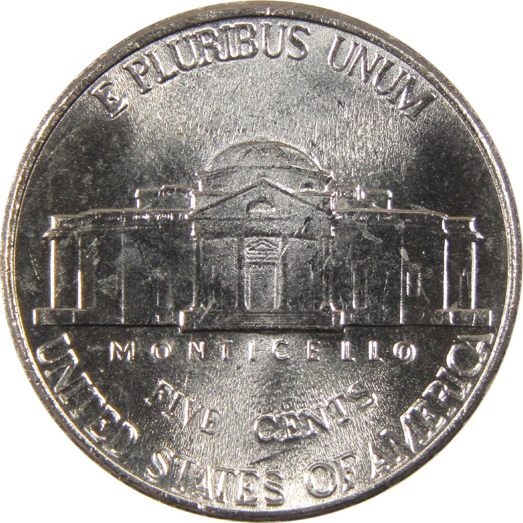 2002 P Jefferson Nickel Uncirculated 5c Coin