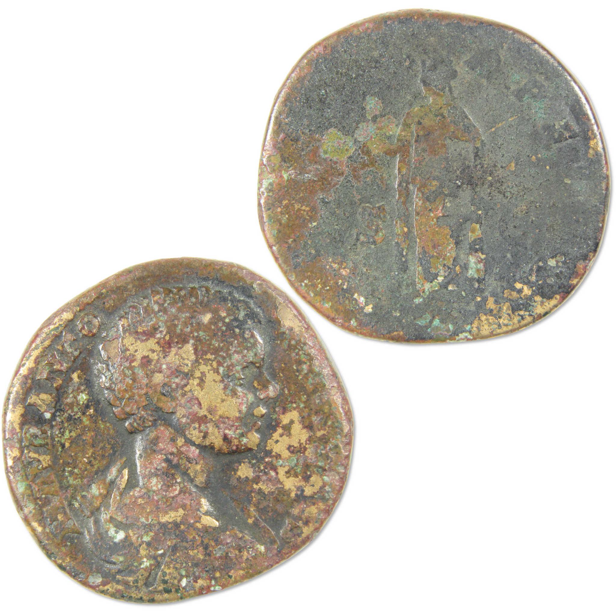 198-217 AD Caracalla Roman Empire Sestertius VG/F Ancient Coin