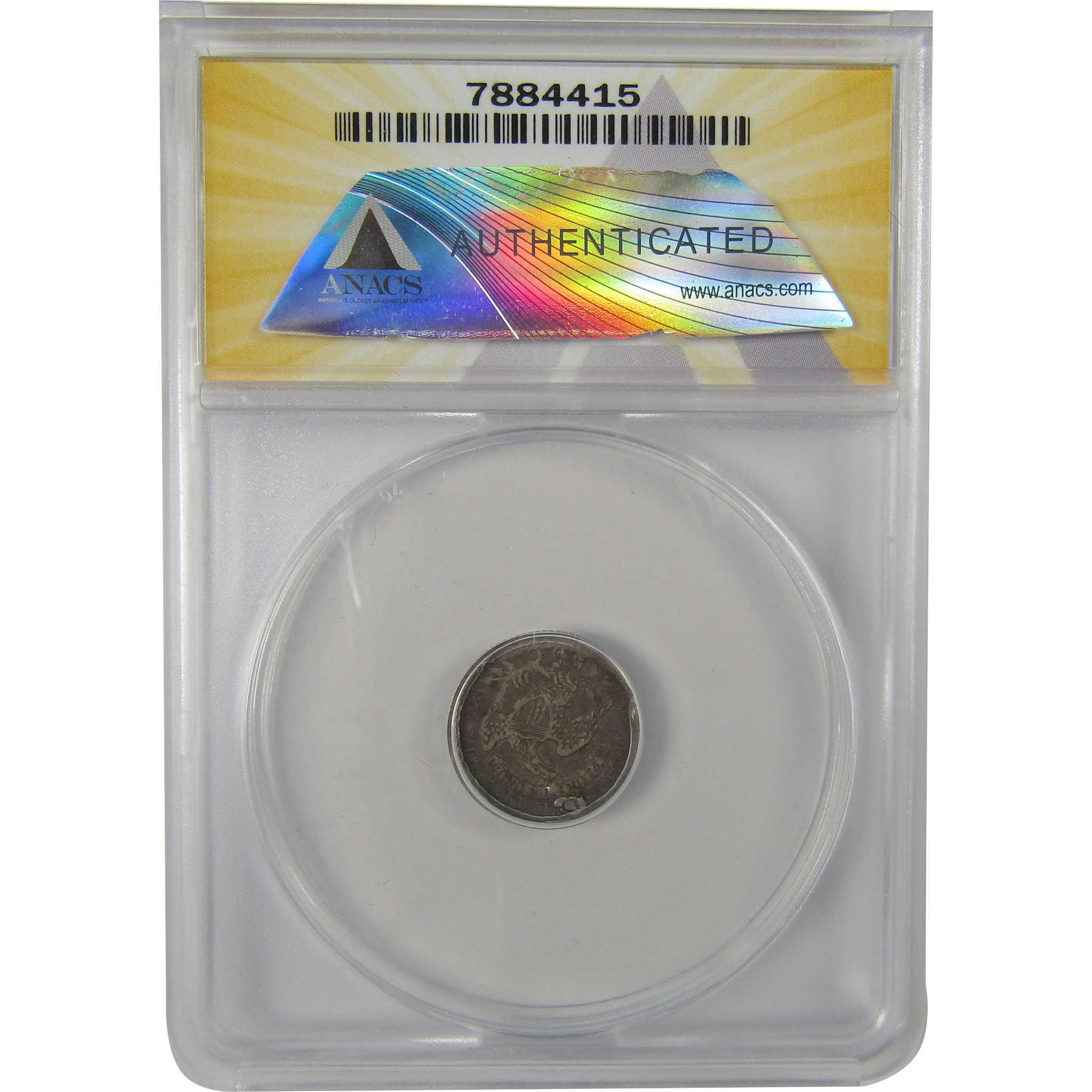 1829 Capped Bust Half Dime VG 10 Details ANACS Silver SKU:I20104