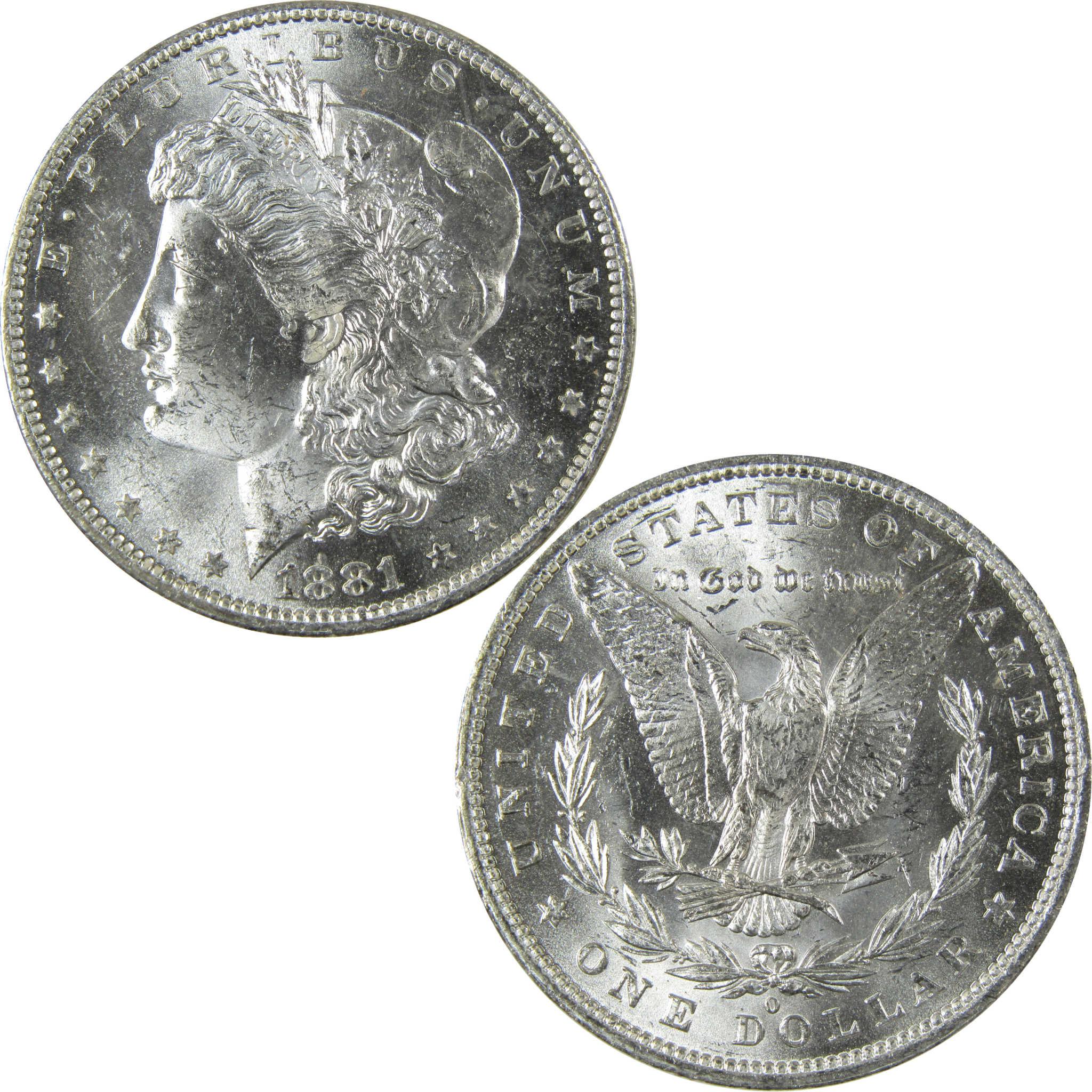 1881 O Morgan Silver Dollar Uncirculated Mint State $1 Coin SKU:I27721 - Morgan coin - Morgan silver dollar - Morgan silver dollar for sale - Profile Coins & Collectibles