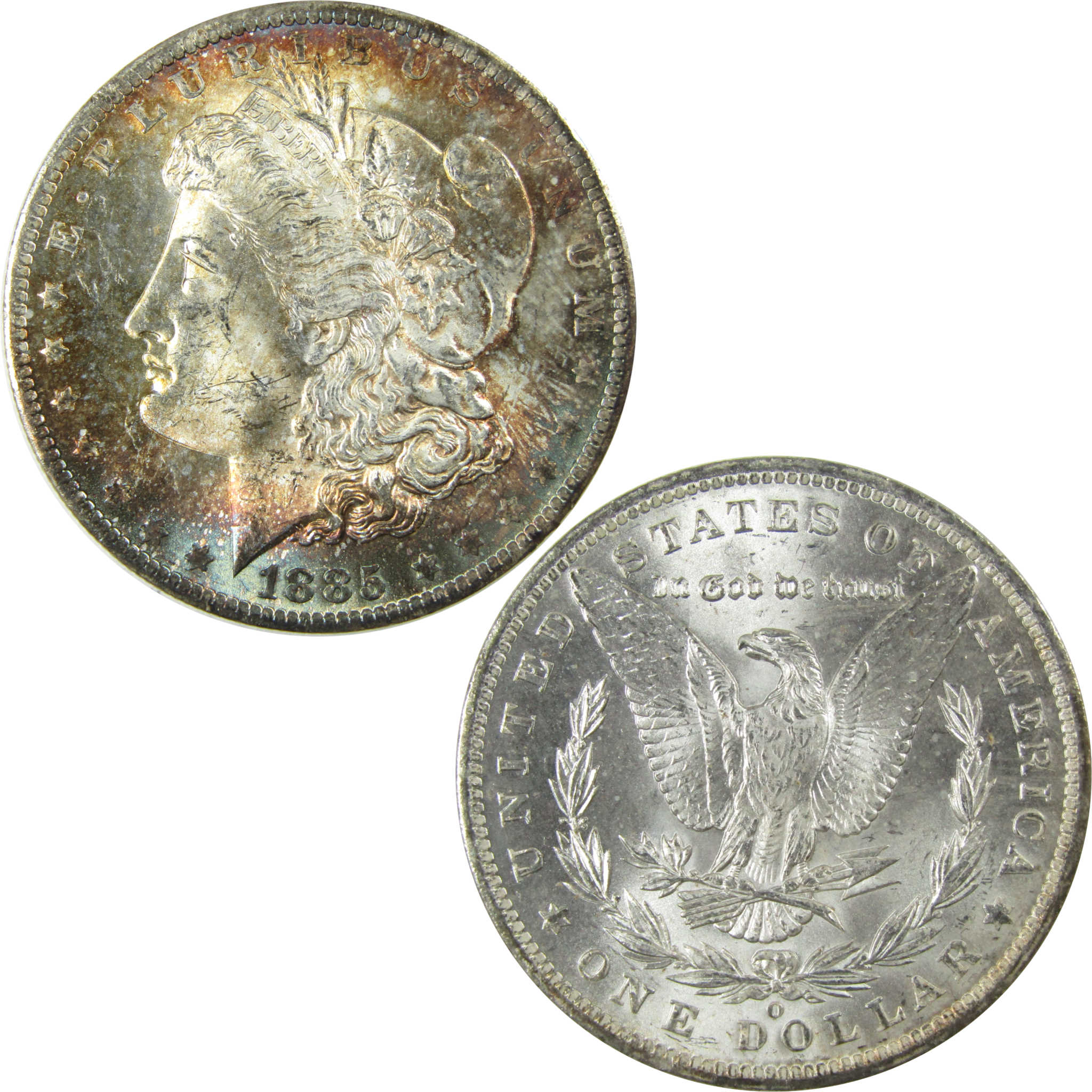 1883-1885 New Orleans Morgan Silver Dollar Set Uncirculated SKU:CP748