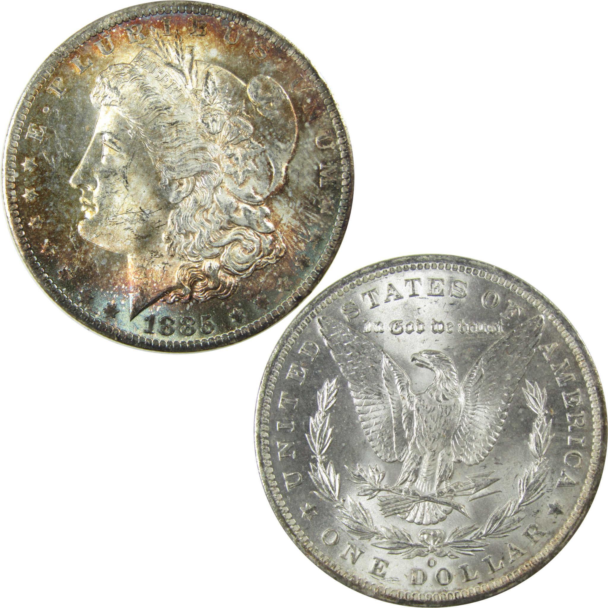 1883-1885 New Orleans Morgan Silver Dollar Set Uncirculated SKU:CP748