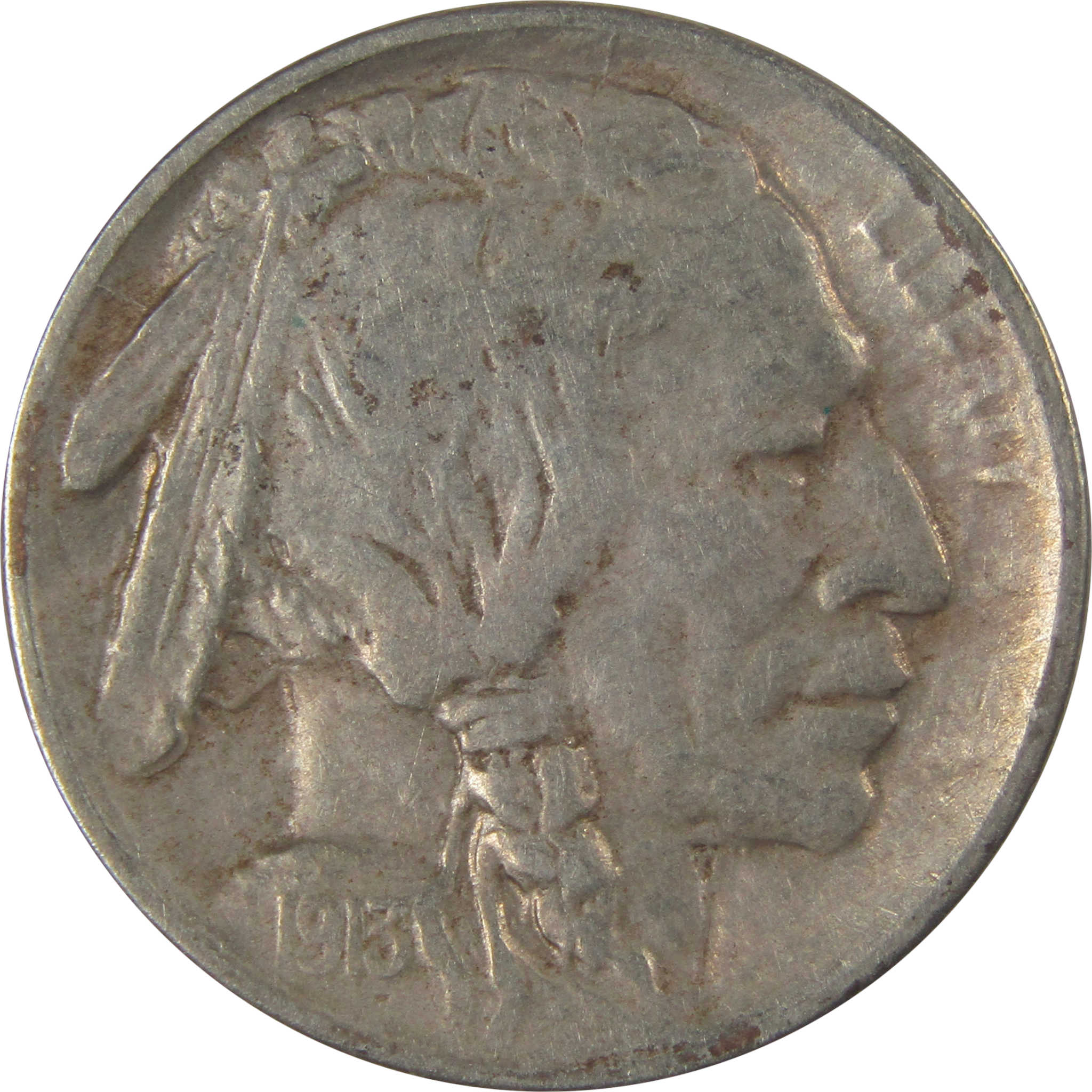 1913 S Type 1 Buffalo Nickel XF EF Extremely Fine Details SKU:I22866