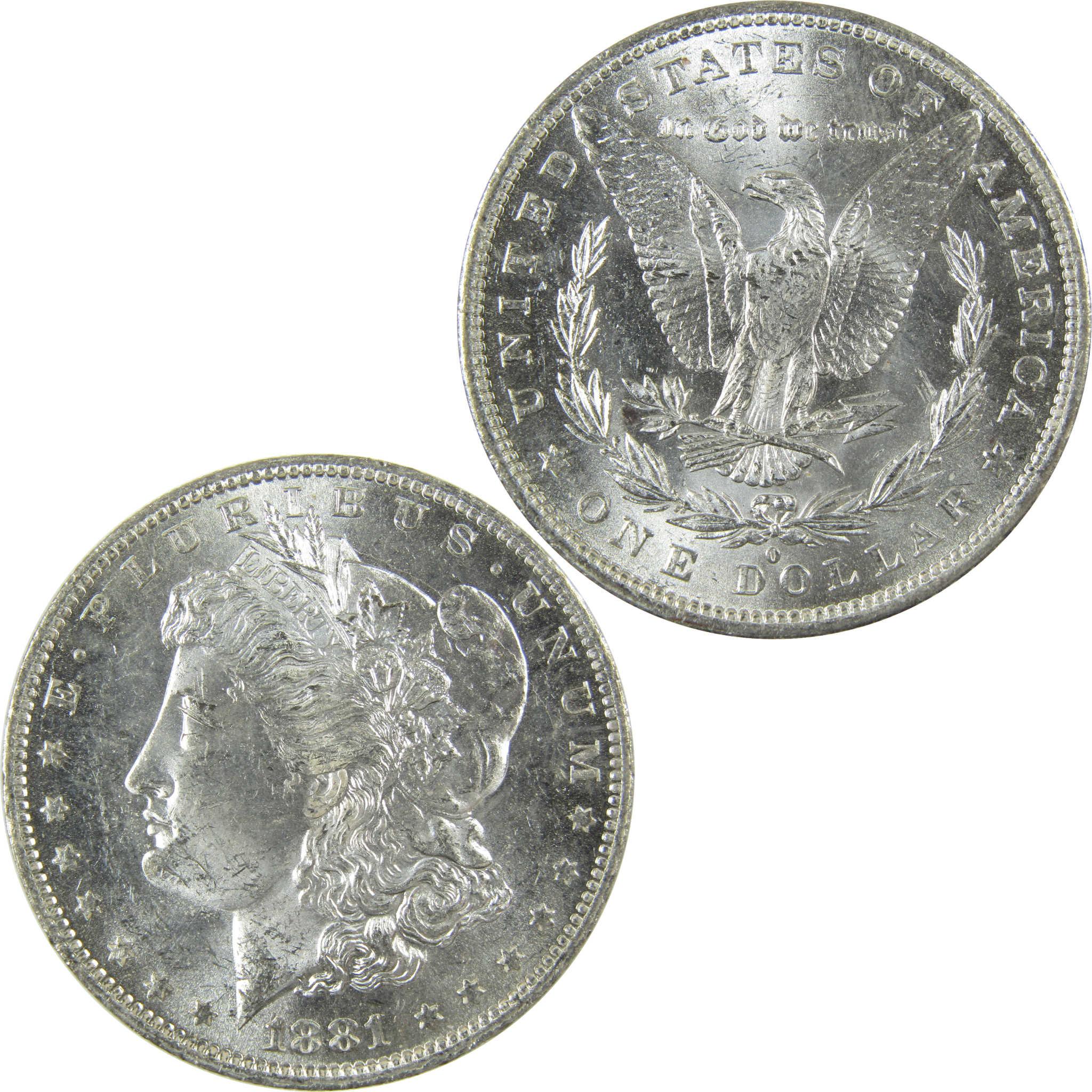 1881 O Morgan Silver Dollar Uncirculated Mint State $1 Coin SKU:I27694 - Morgan coin - Morgan silver dollar - Morgan silver dollar for sale - Profile Coins & Collectibles