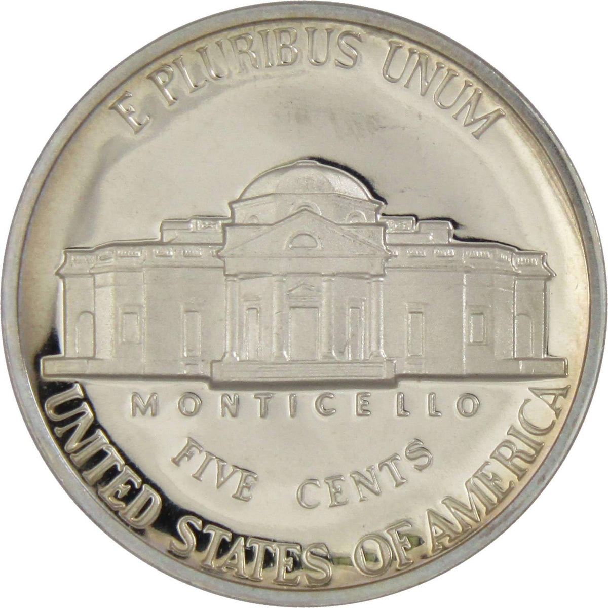 1987 S Jefferson Nickel Proof 5c Coin Collectible