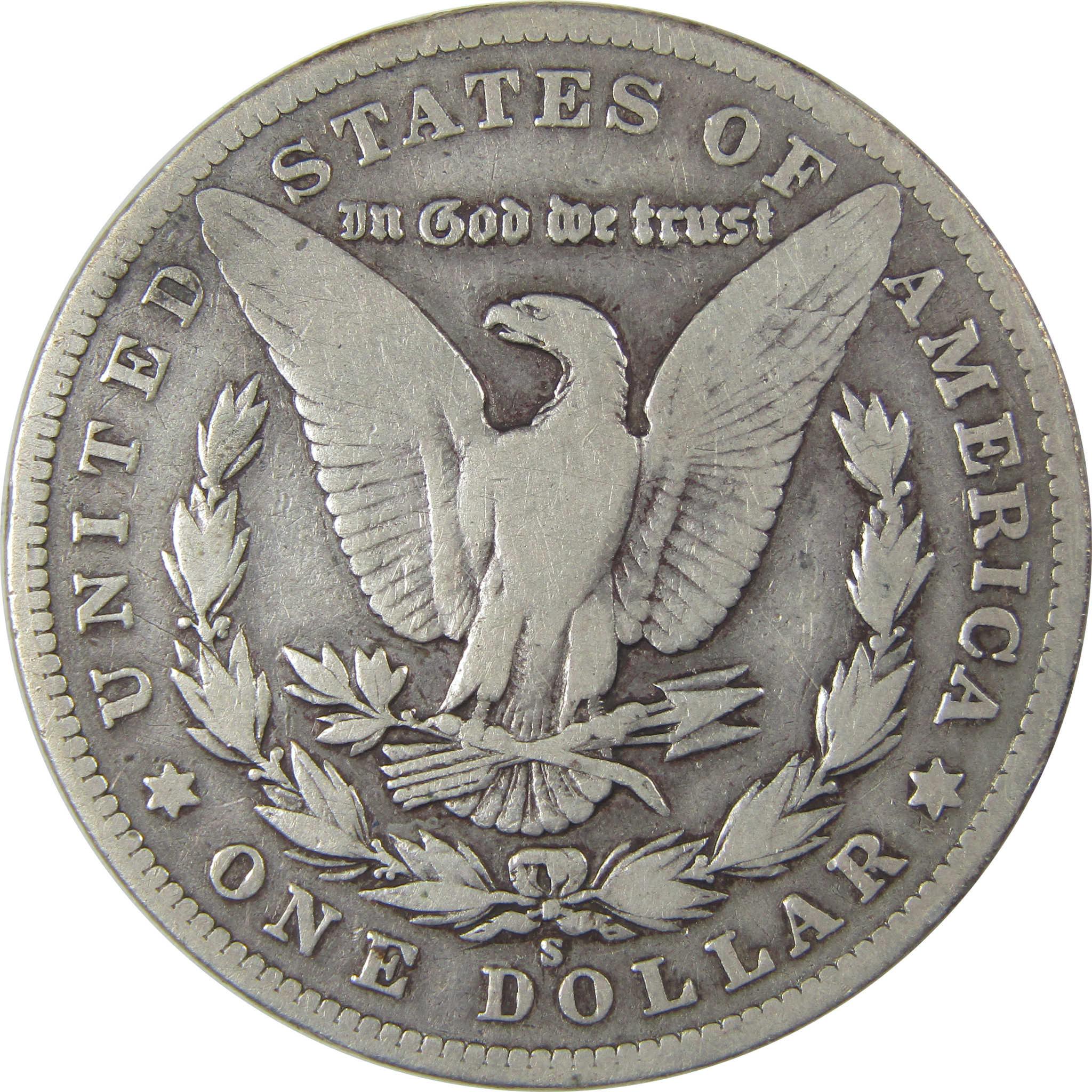 1903 S Morgan Silver Dollar VG Very Good $1 Coin SKU:I24270 - Morgan coin - Morgan silver dollar - Morgan silver dollar for sale - Profile Coins & Collectibles