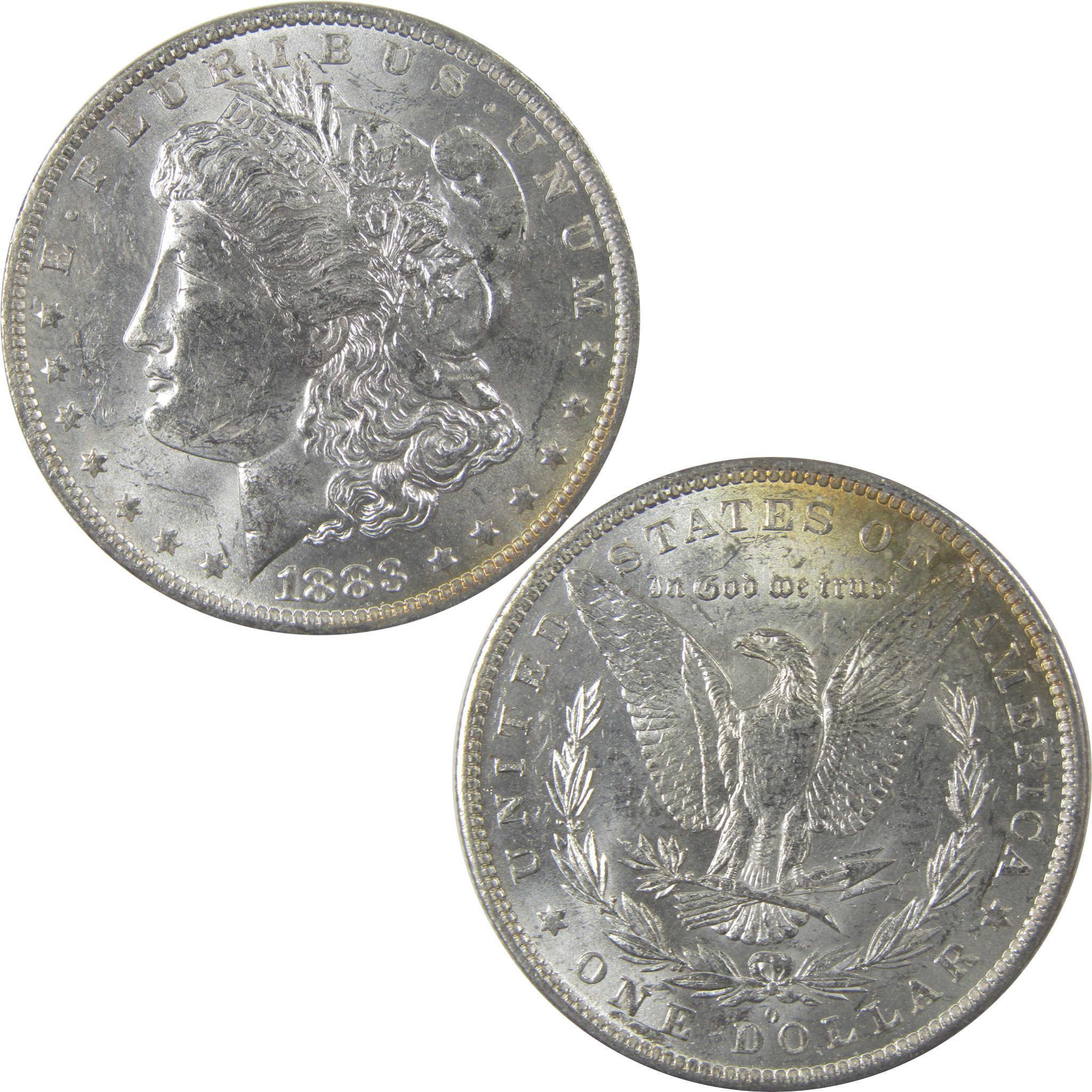 1883 O Morgan Silver Dollar Uncirculated Mint State Toned SKU:I24847