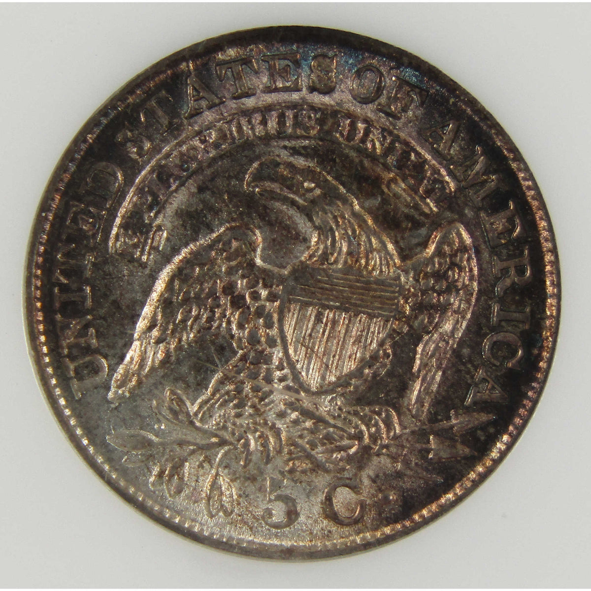 1832 Capped Bust Silver Half Dime AU 58 NGC 5c Coin Collectible