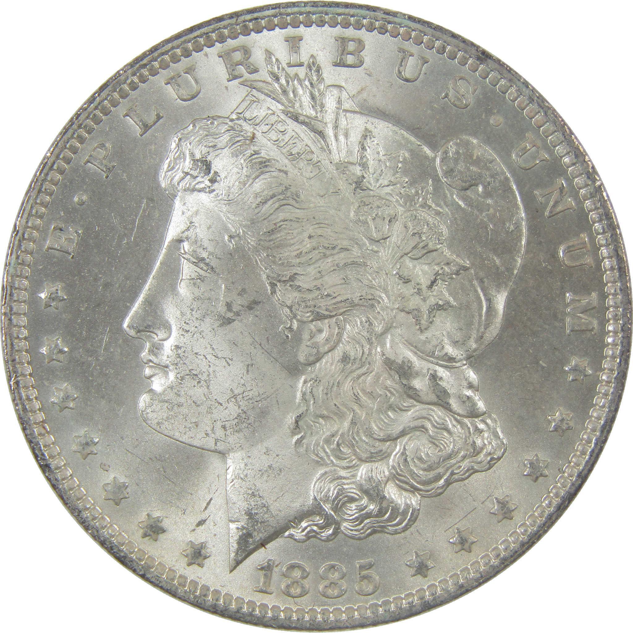 1885 O Morgan Silver Dollar BU Gem Uncirculated Mint State $1 Coin - Morgan coin - Morgan silver dollar - Morgan silver dollar for sale - Profile Coins & Collectibles