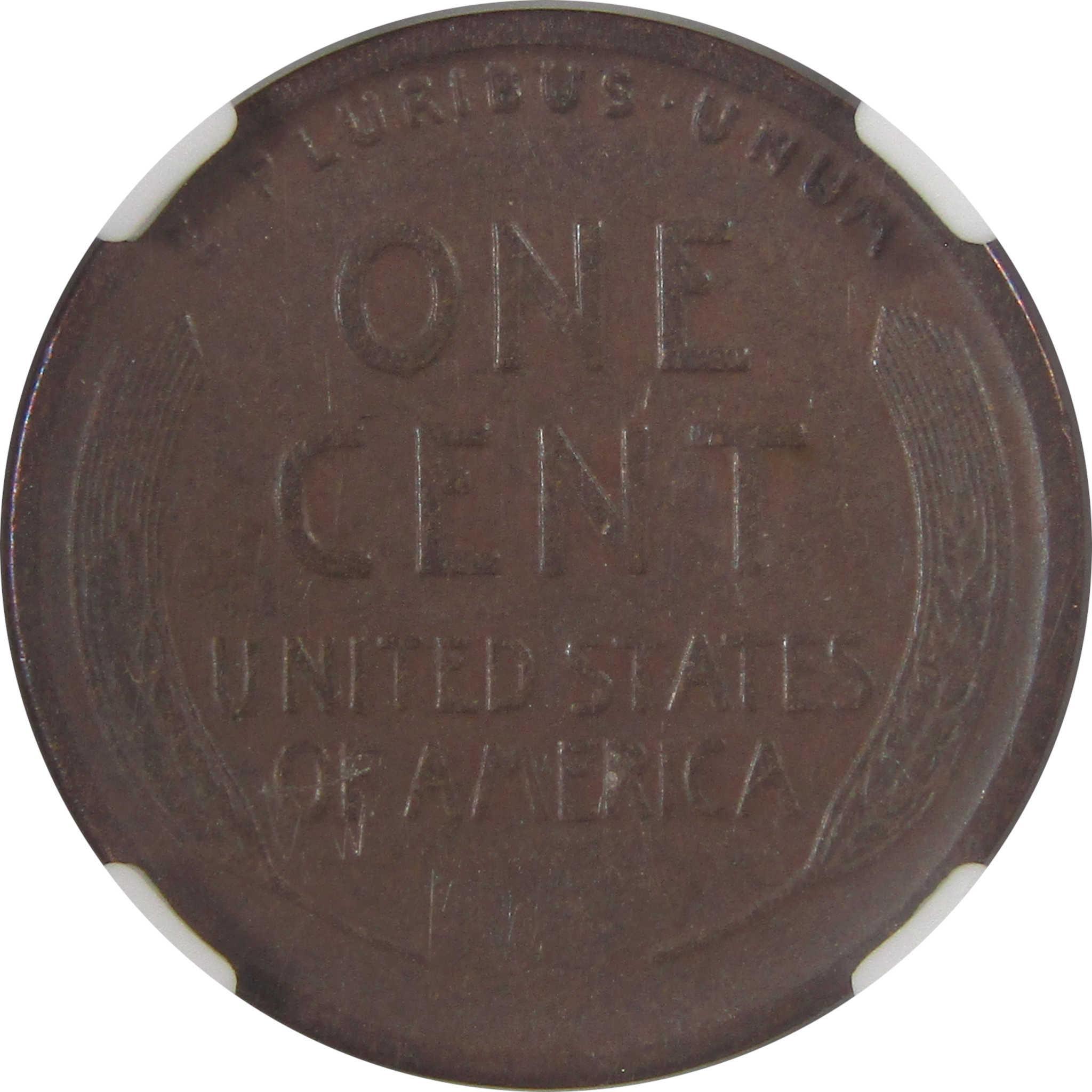 1922 No D Strong Reverse Lincoln Wheat Cent VF Details NGC SKU:I23930