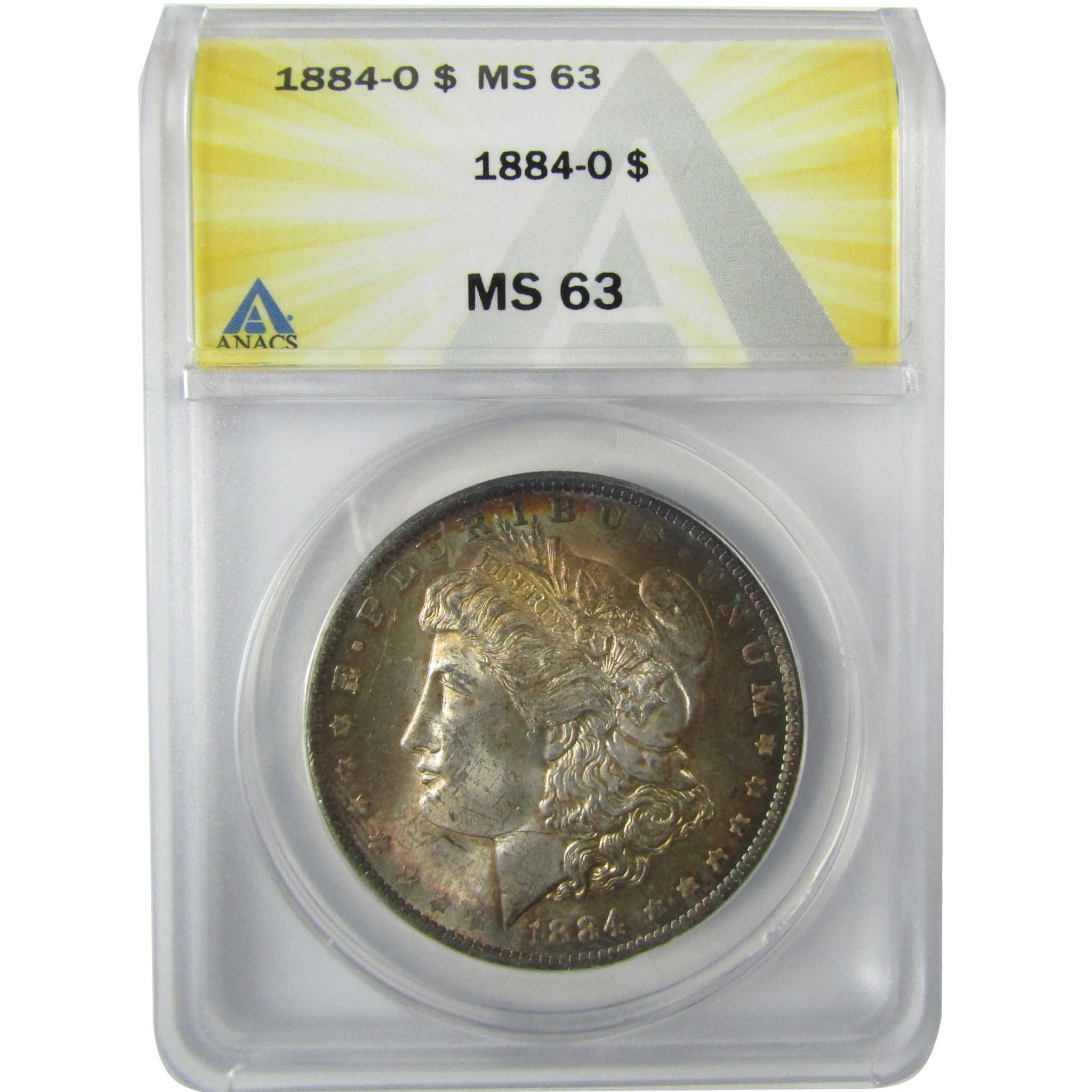 1884 O Morgan Silver Dollar MS 63 ANACS Uncirculated $1 Coin SKU:CP842 - Morgan coin - Morgan silver dollar - Morgan silver dollar for sale - Profile Coins & Collectibles