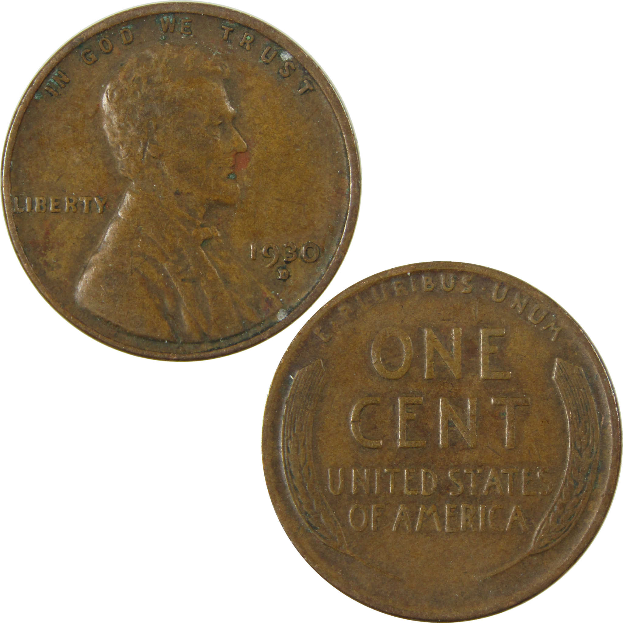 1930 D Lincoln Wheat Cent VF Very Fine Penny 1c Coin SKU:I27144