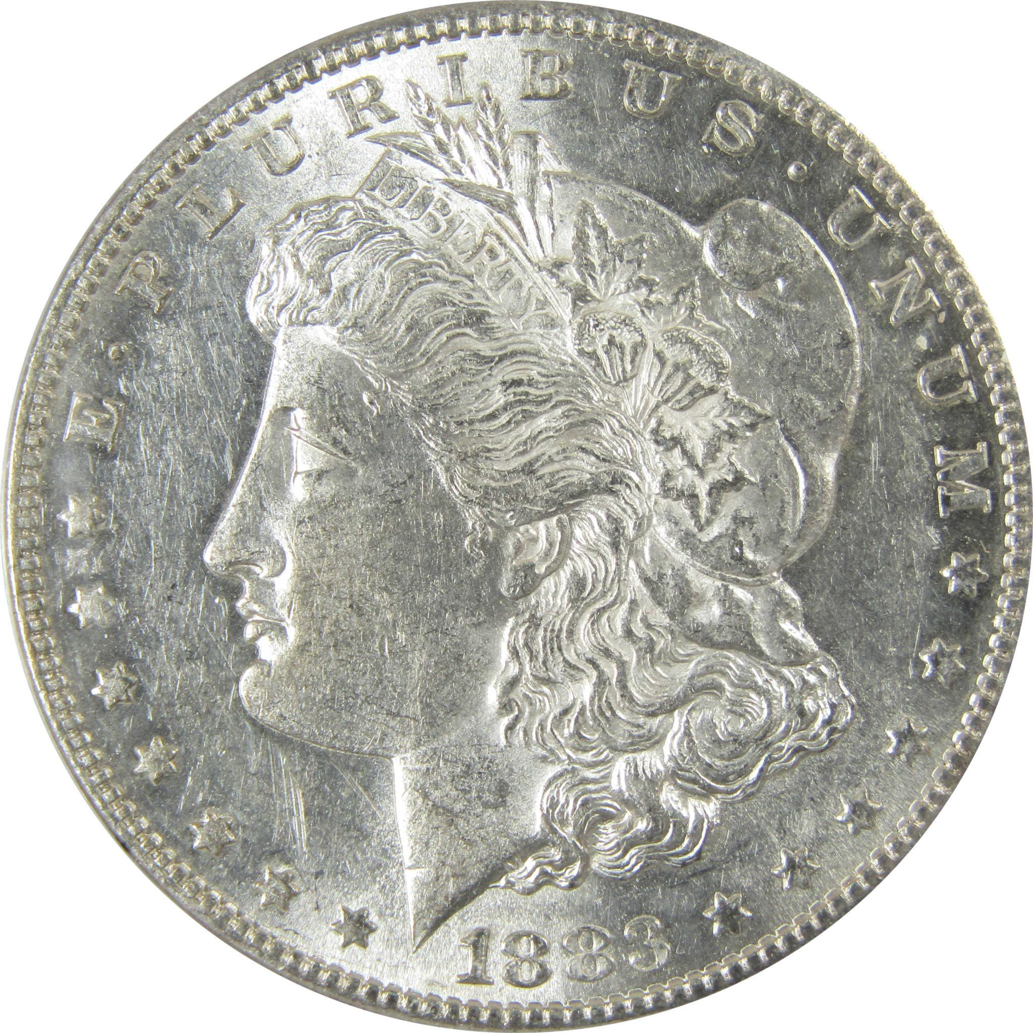 1883 S Morgan Silver Dollar AU 55 Details ANACS $1 Coin SKU:CP592 - Morgan coin - Morgan silver dollar - Morgan silver dollar for sale - Profile Coins & Collectibles