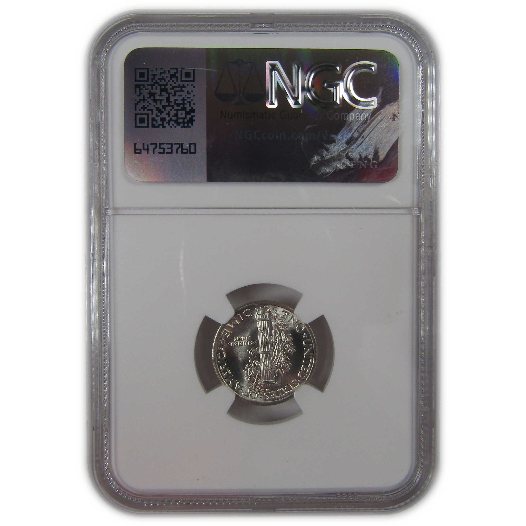 1937 S Mercury Dime MS 65 FB NGC Silver Uncirculated SKU:I23215