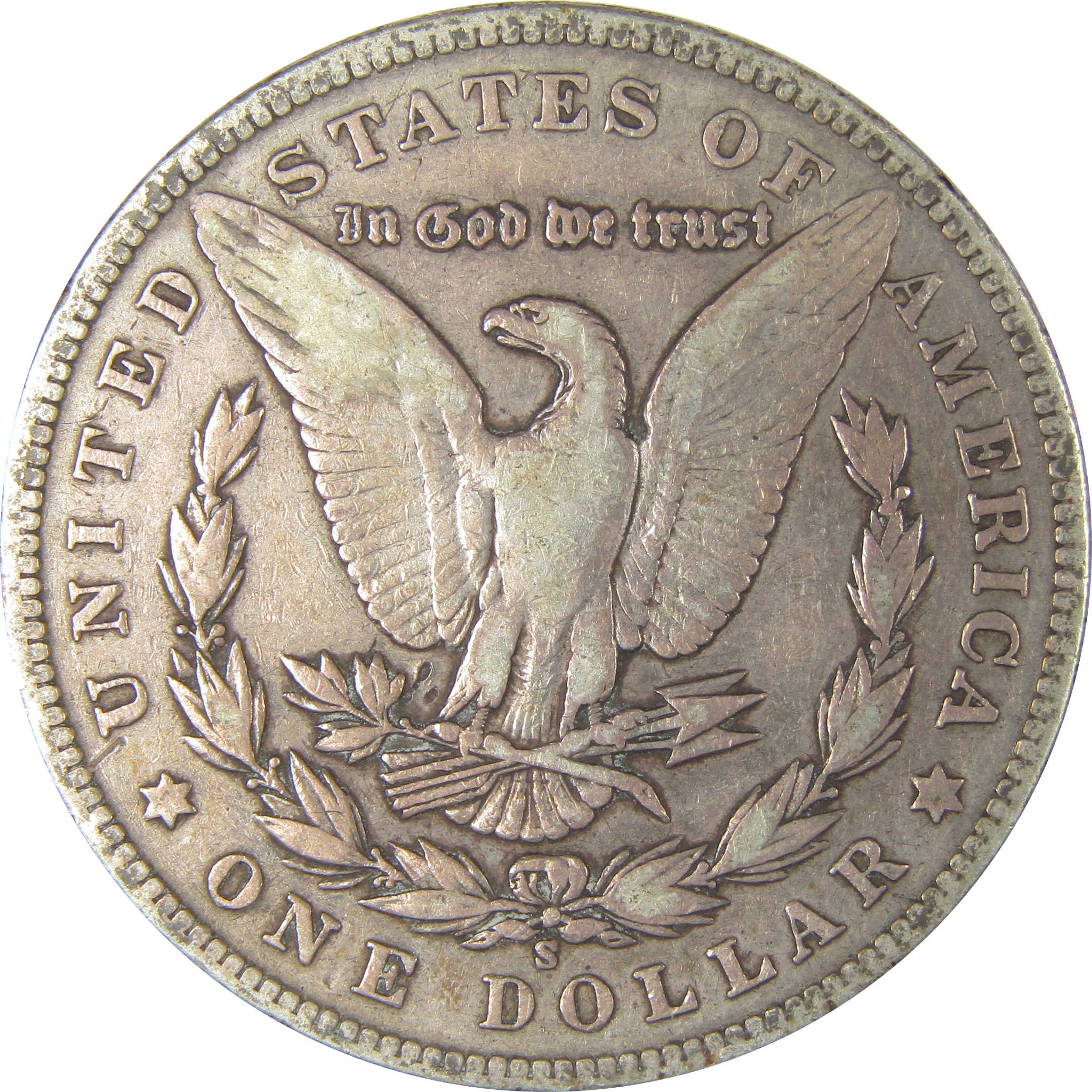 1904 S Morgan Dollar F Fine Silver $1 Coin SKU:I22512 - Morgan coin - Morgan silver dollar - Morgan silver dollar for sale - Profile Coins & Collectibles