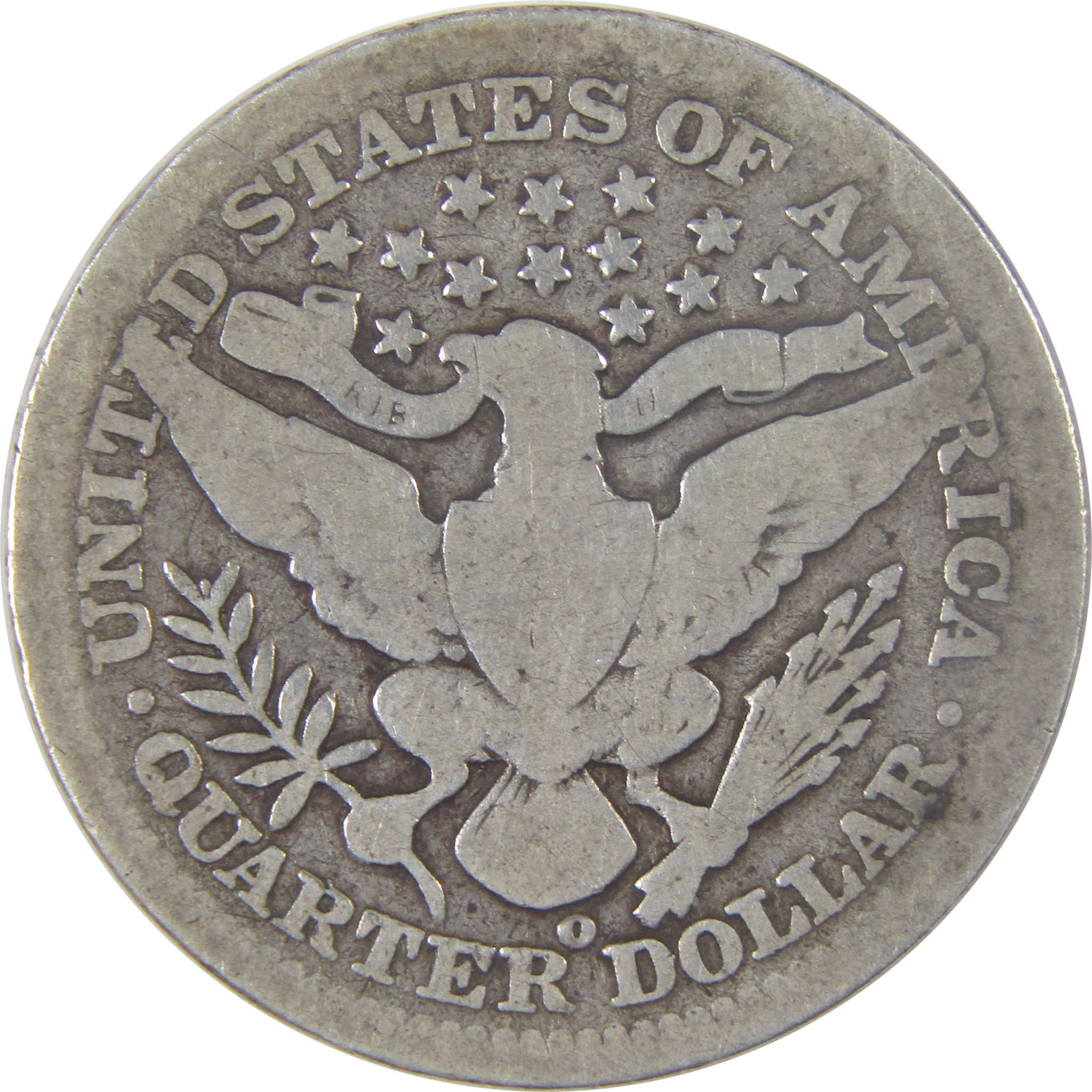 1905 O Barber Quarter G Good Silver 25c Coin SKU:I17058