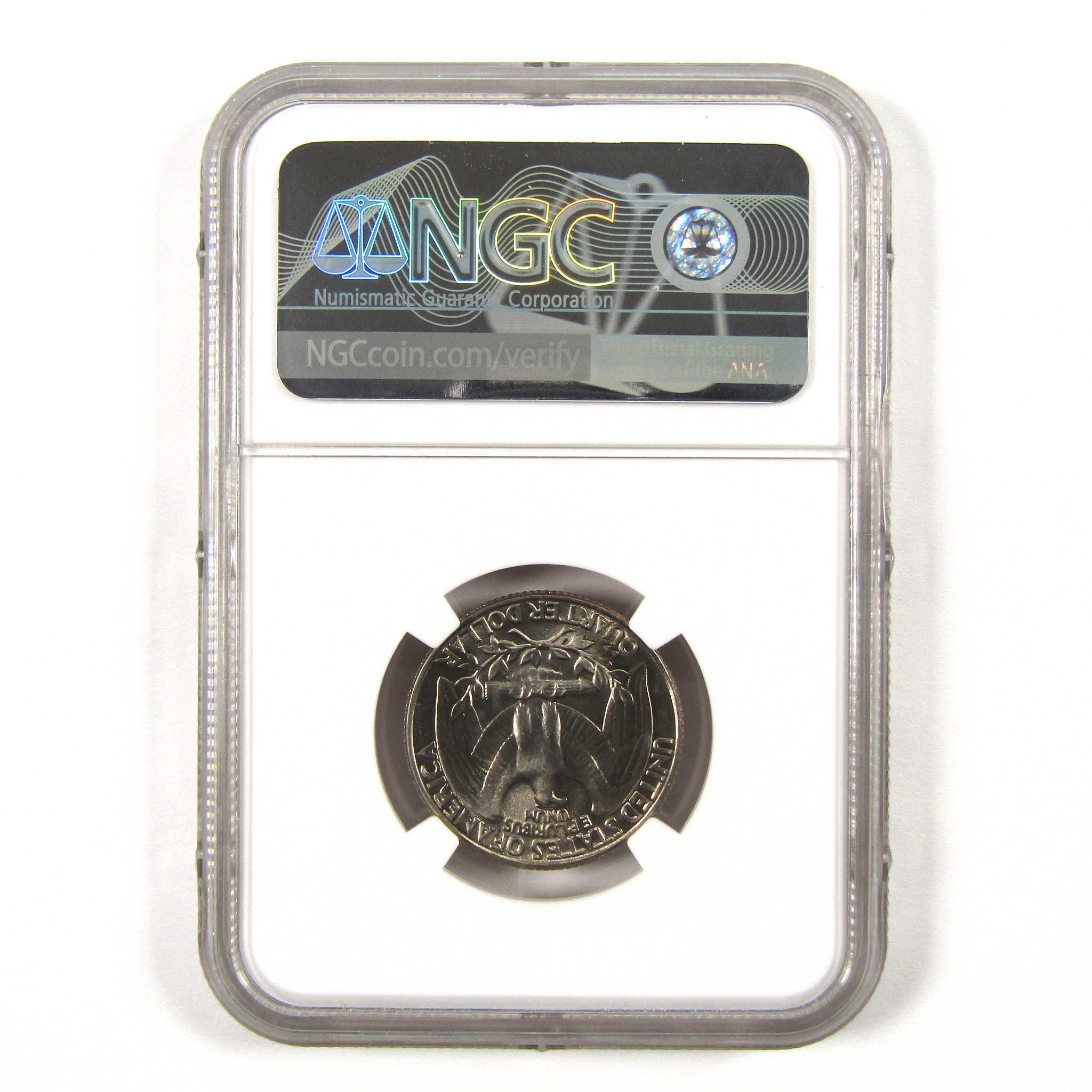 1982 D Washington Quarter MS 67 NGC Clad 25c Uncirculated SKU:I9550