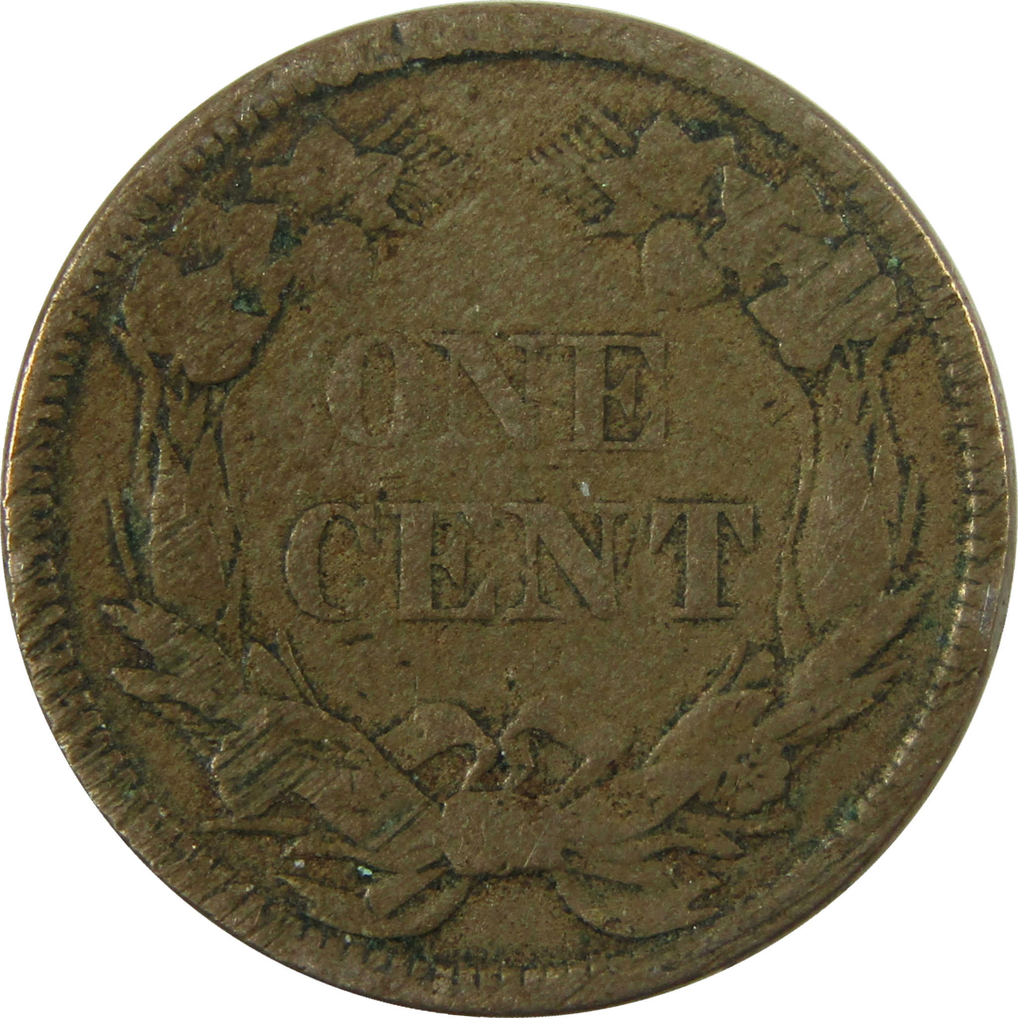 1858 Small Letters Flying Eagle Cent F Fine Details 1c Coin SKU:I27870