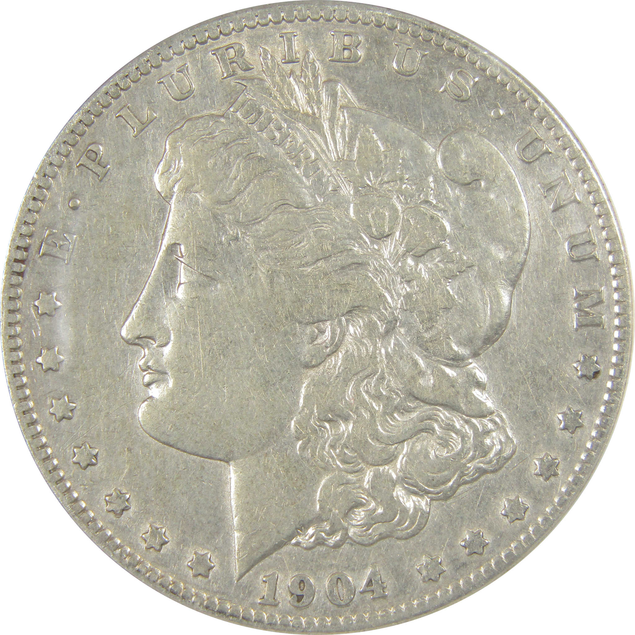 1904 S Morgan Dollar VF 25 Details ANACS Silver $1 Coin SKU:I21131 - Morgan coin - Morgan silver dollar - Morgan silver dollar for sale - Profile Coins & Collectibles
