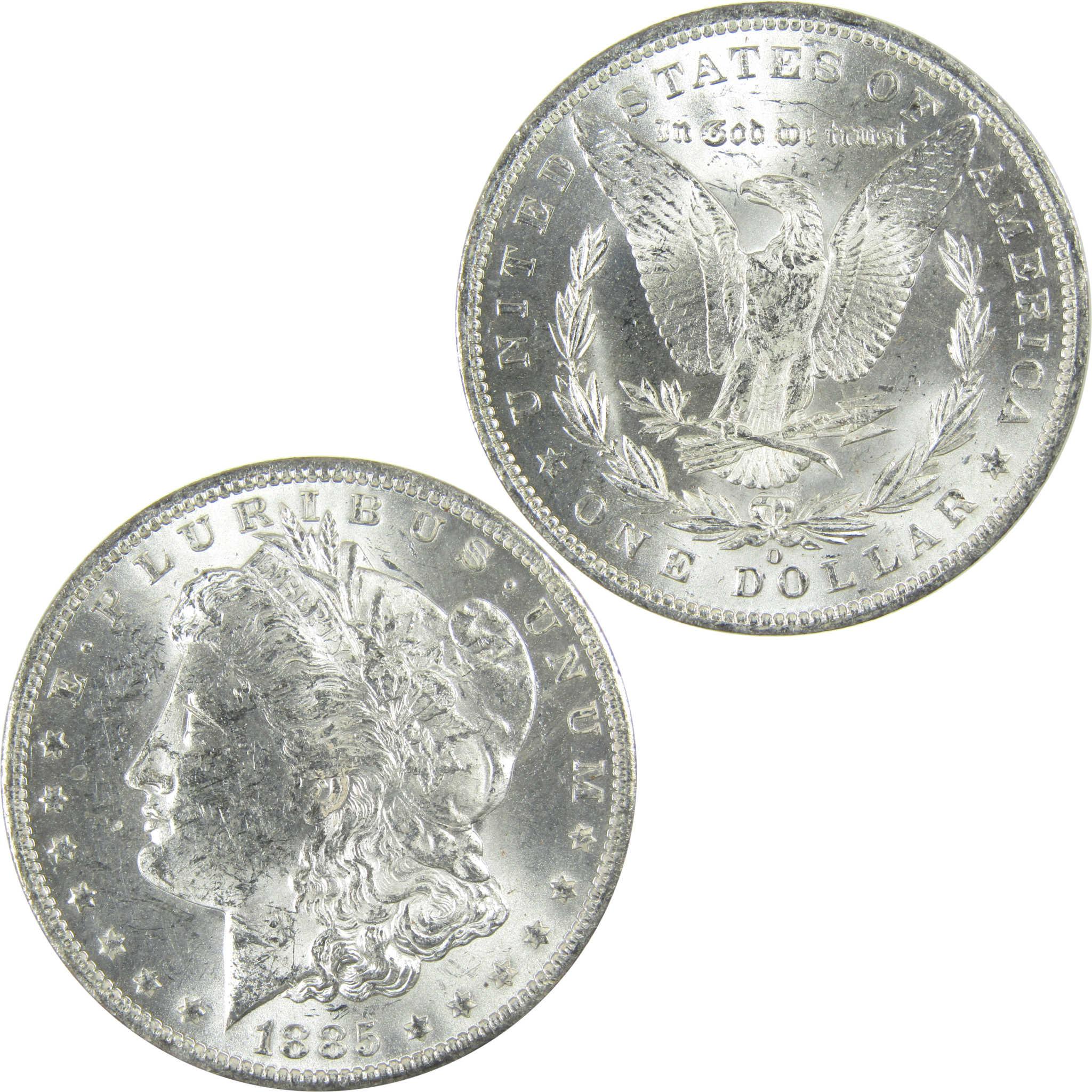 1885 O Morgan Silver Dollar Uncirculated Mint State $1 Coin SKU:I27470 - Morgan coin - Morgan silver dollar - Morgan silver dollar for sale - Profile Coins & Collectibles
