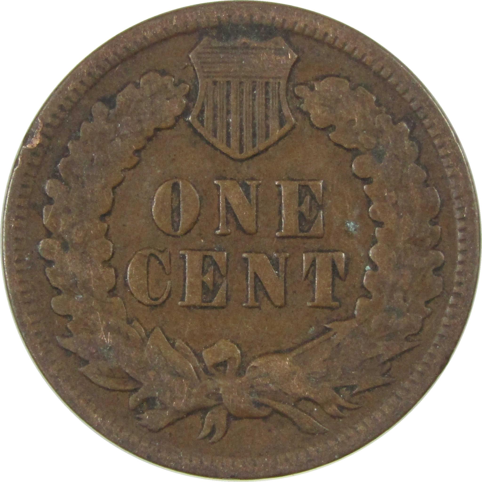1907 Indian Head Cent VG Very Good Penny 1c Coin SKU:I27048