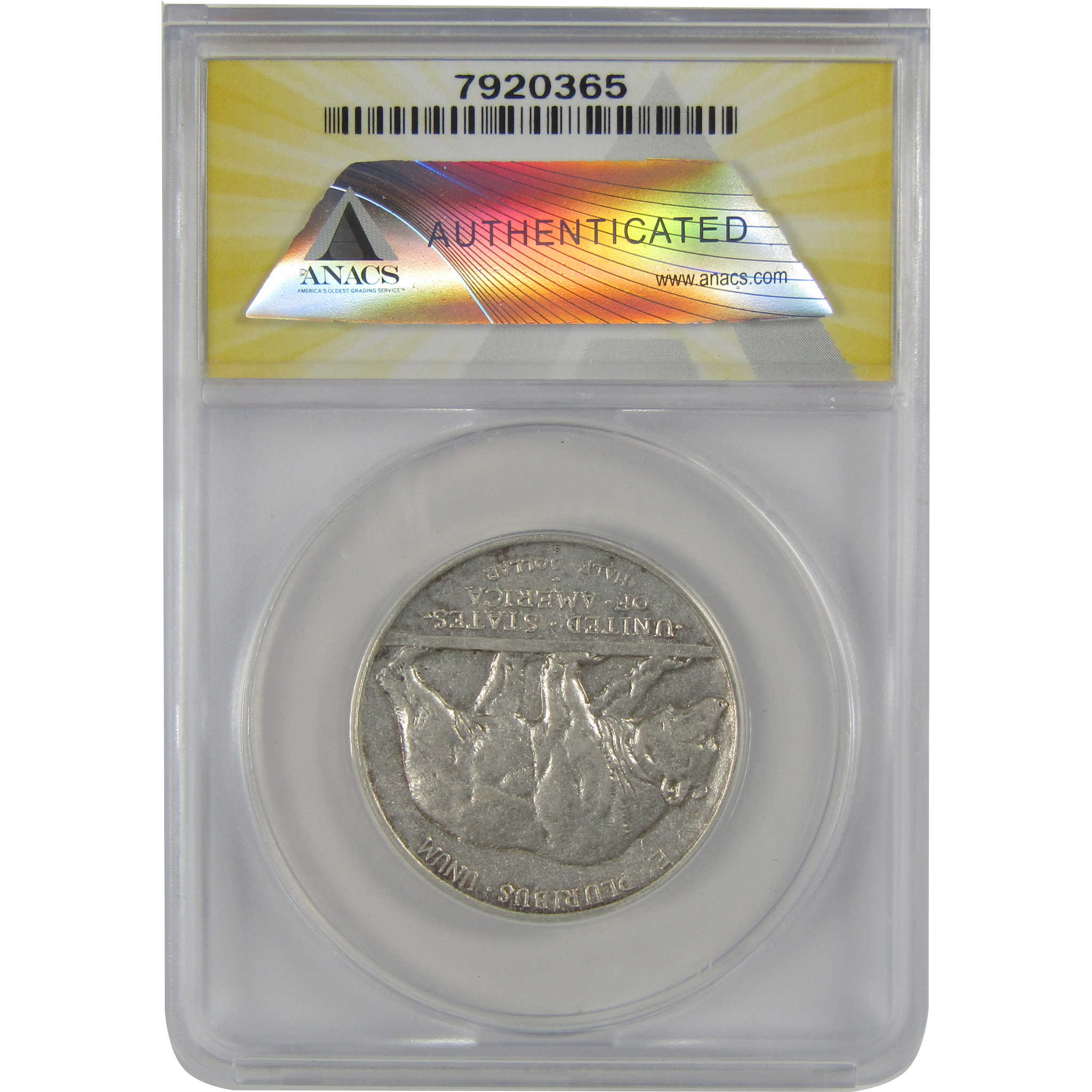 California Diamond Jubilee 50C 1925 S AU 55 Details ANACS SKU:CP152