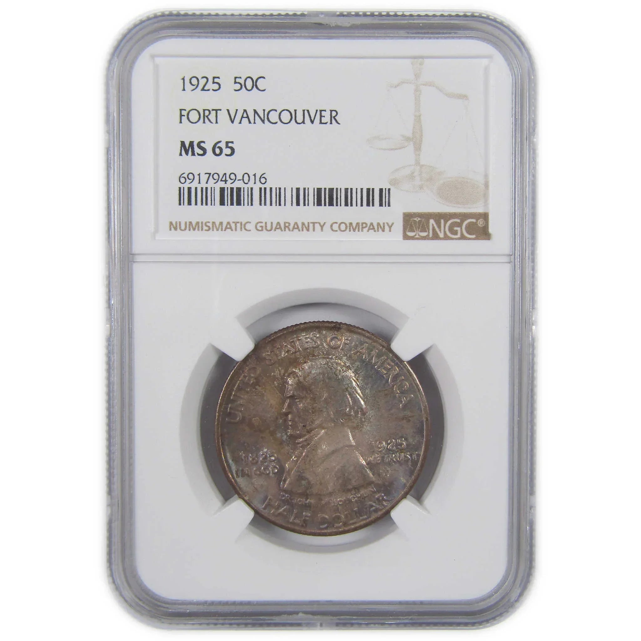 Fort Vancouver Commemorative Half Dollar 1925 MS 65 NGC SKU:I18310
