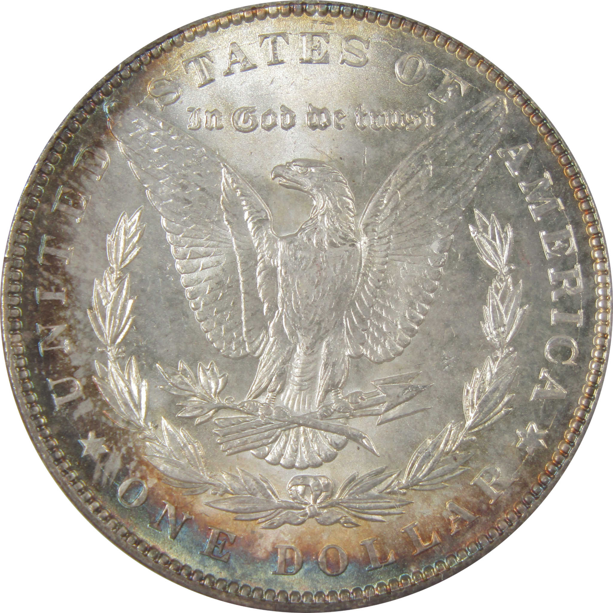 1887 Morgan Dollar MS 63 ANACS Silver Uncirculated Toned SKU:CP117