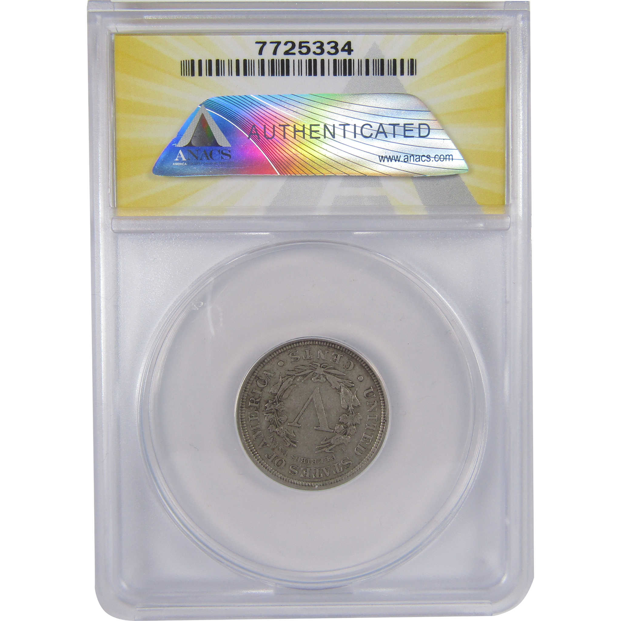 1902 Liberty Head V Nickel EF 45 ANACS 5c Coin SKU:I17840