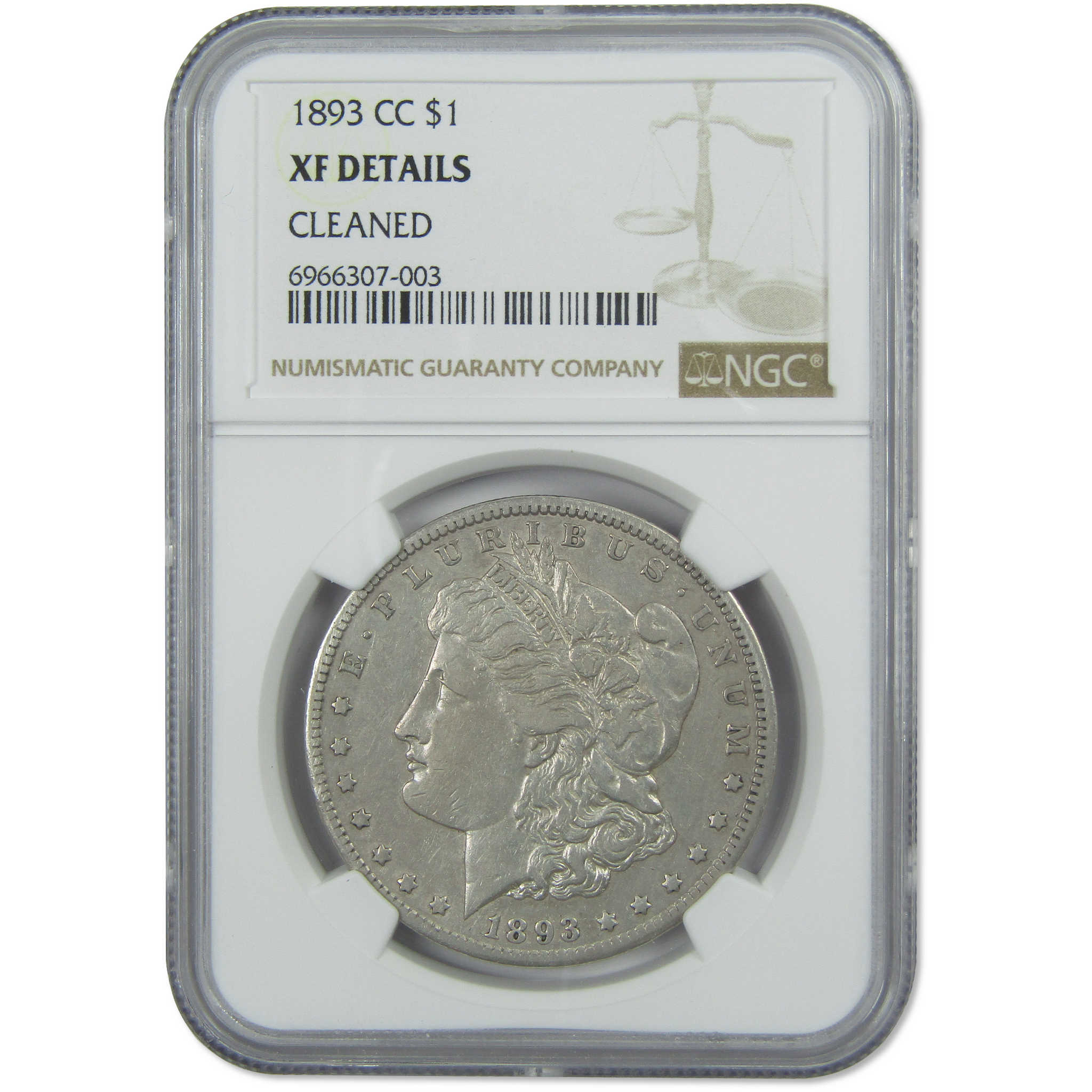 1893 CC Morgan Dollar XF Details NGC Silver $1 Coin SKU:I12919 - Morgan coin - Morgan silver dollar - Morgan silver dollar for sale - Profile Coins & Collectibles