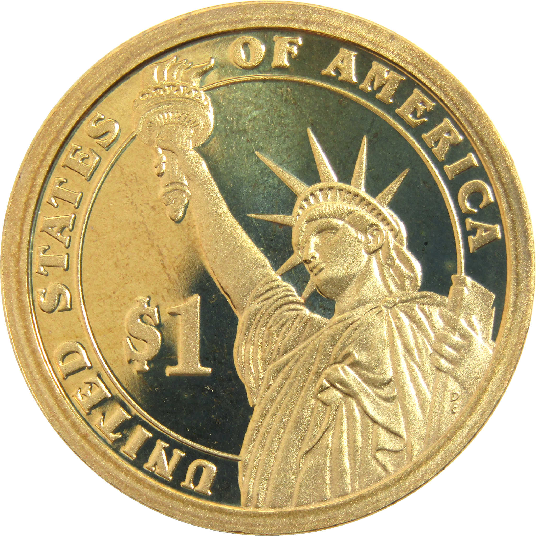 2008 S Martin Van Buren Presidential Dollar Choice Proof $1 Coin