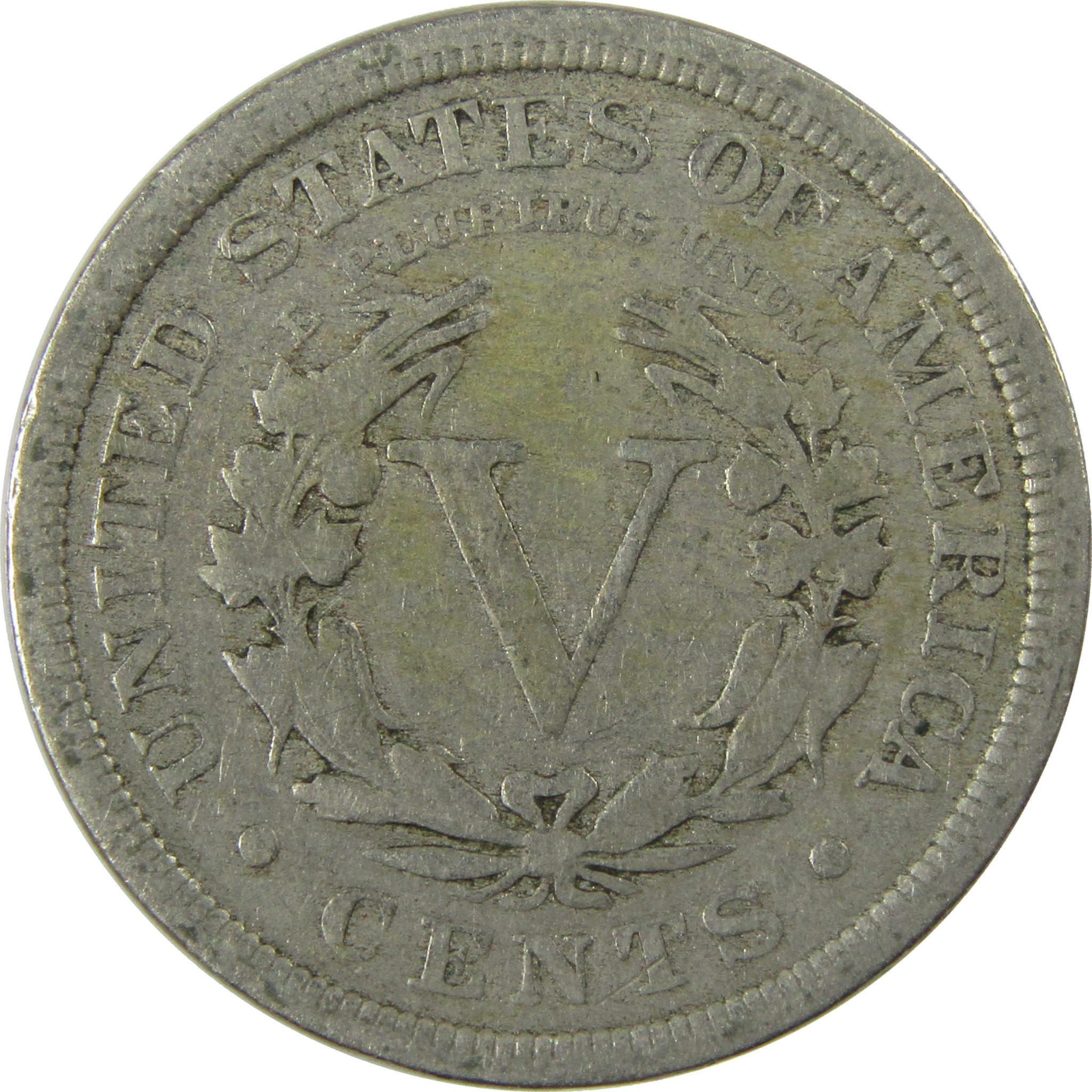 1907 Liberty Head V Nickel VG Very Good 5c Coin Collectible SKU:I26919