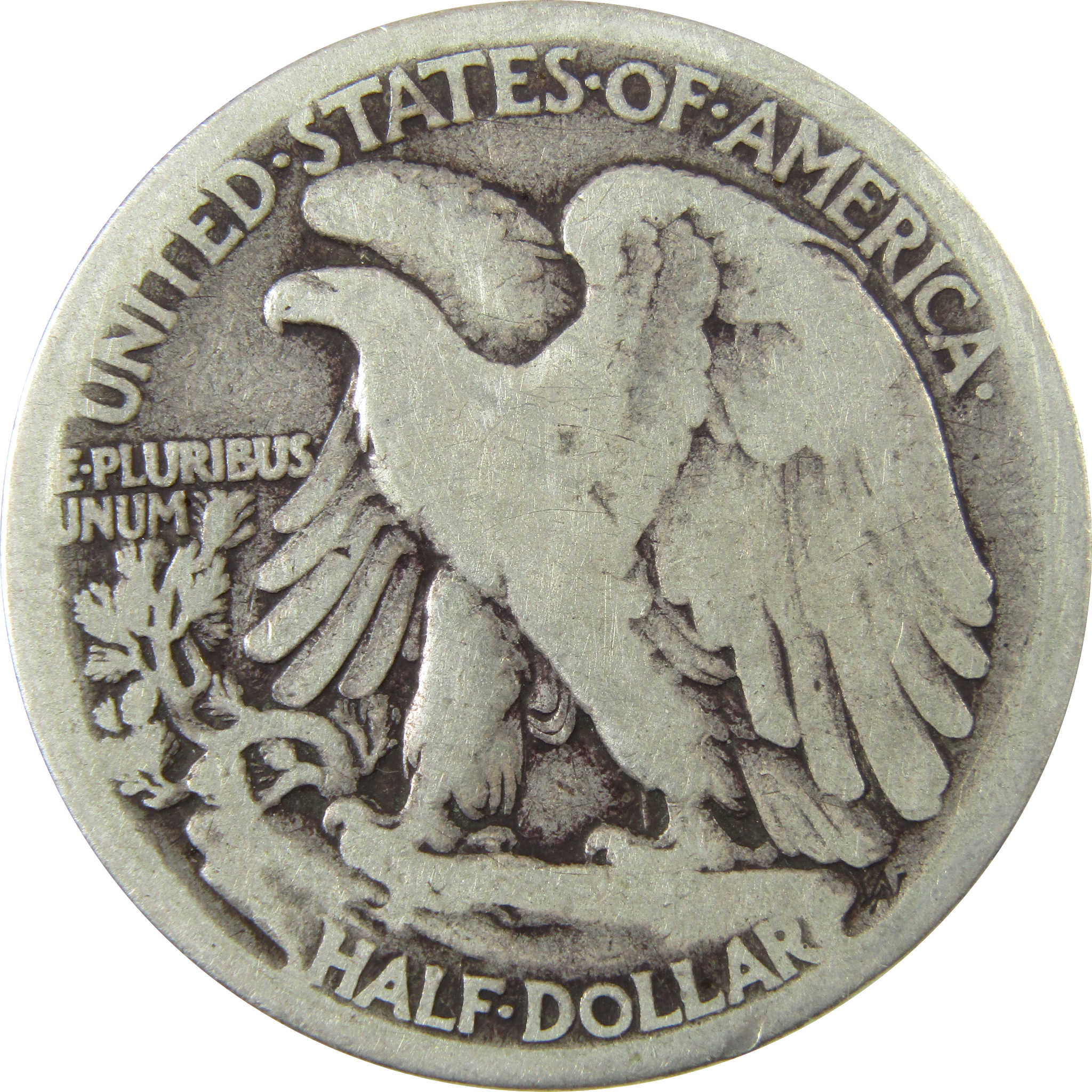 1917 S Obverse Liberty Walking Silver Half Dollar G Good SKU:CP1428