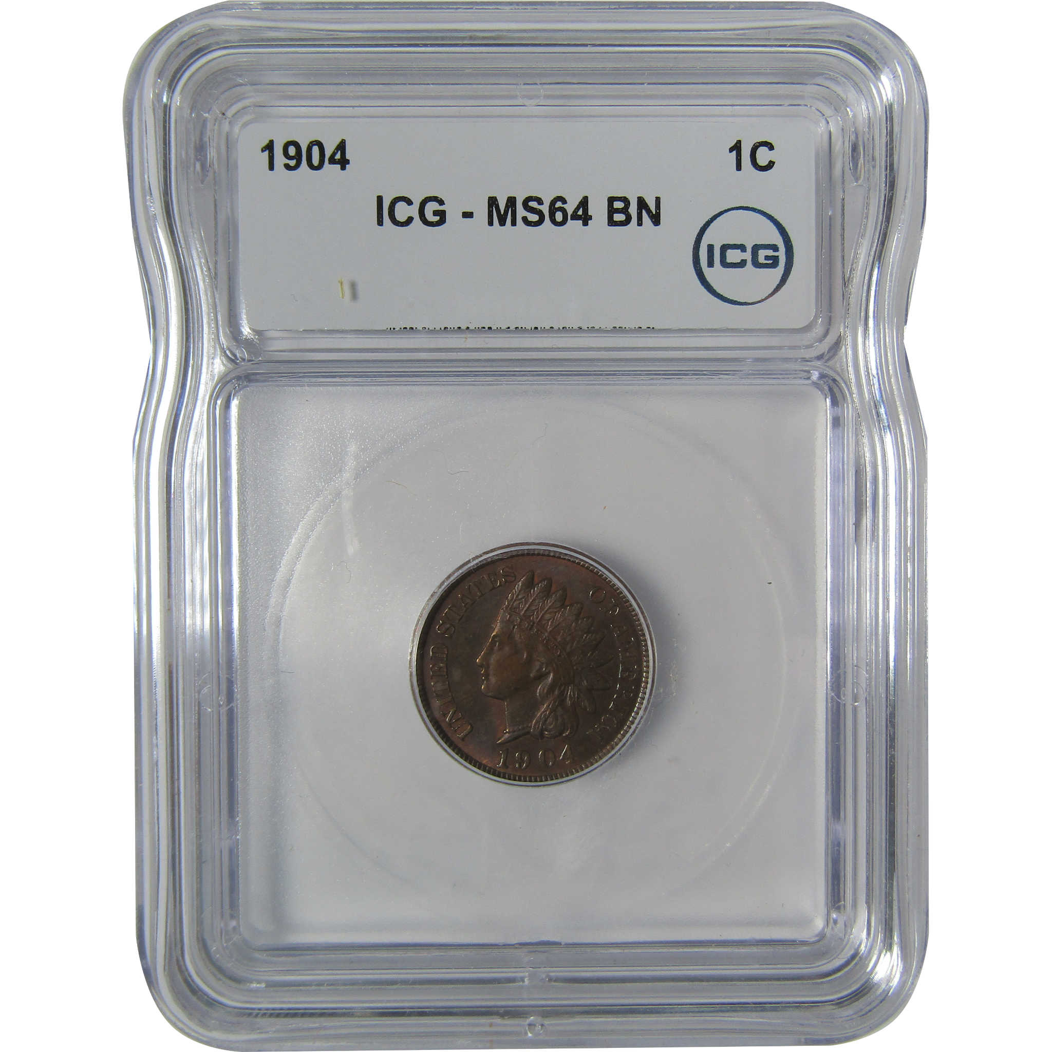 1904 Indian Head Cent MS 64 BN ICG Penny Uncirculated SKU:I22960