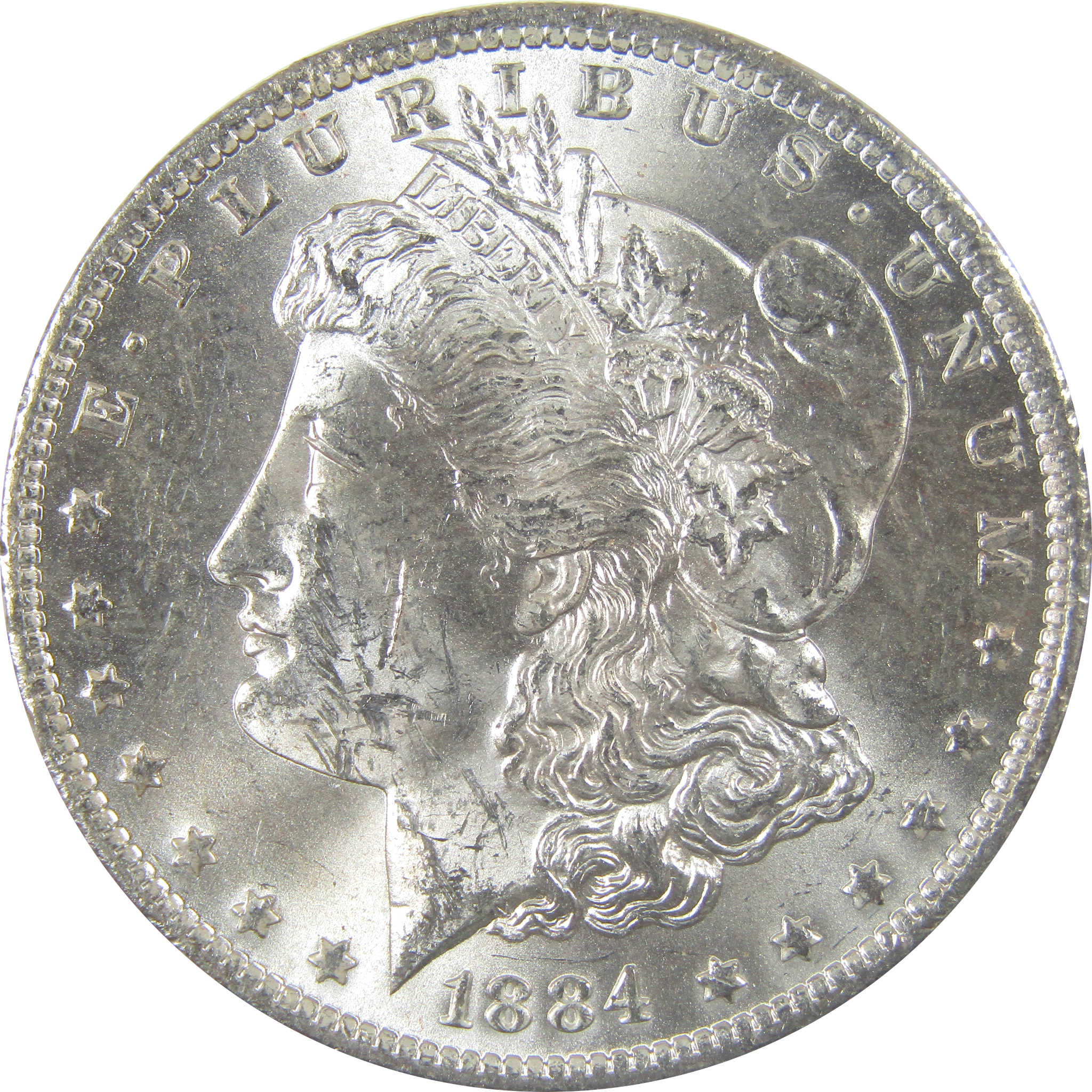 1884 O Morgan Silver Dollar Uncirculated Mint State $1 Coin SKU:I23897 - Morgan coin - Morgan silver dollar - Morgan silver dollar for sale - Profile Coins & Collectibles