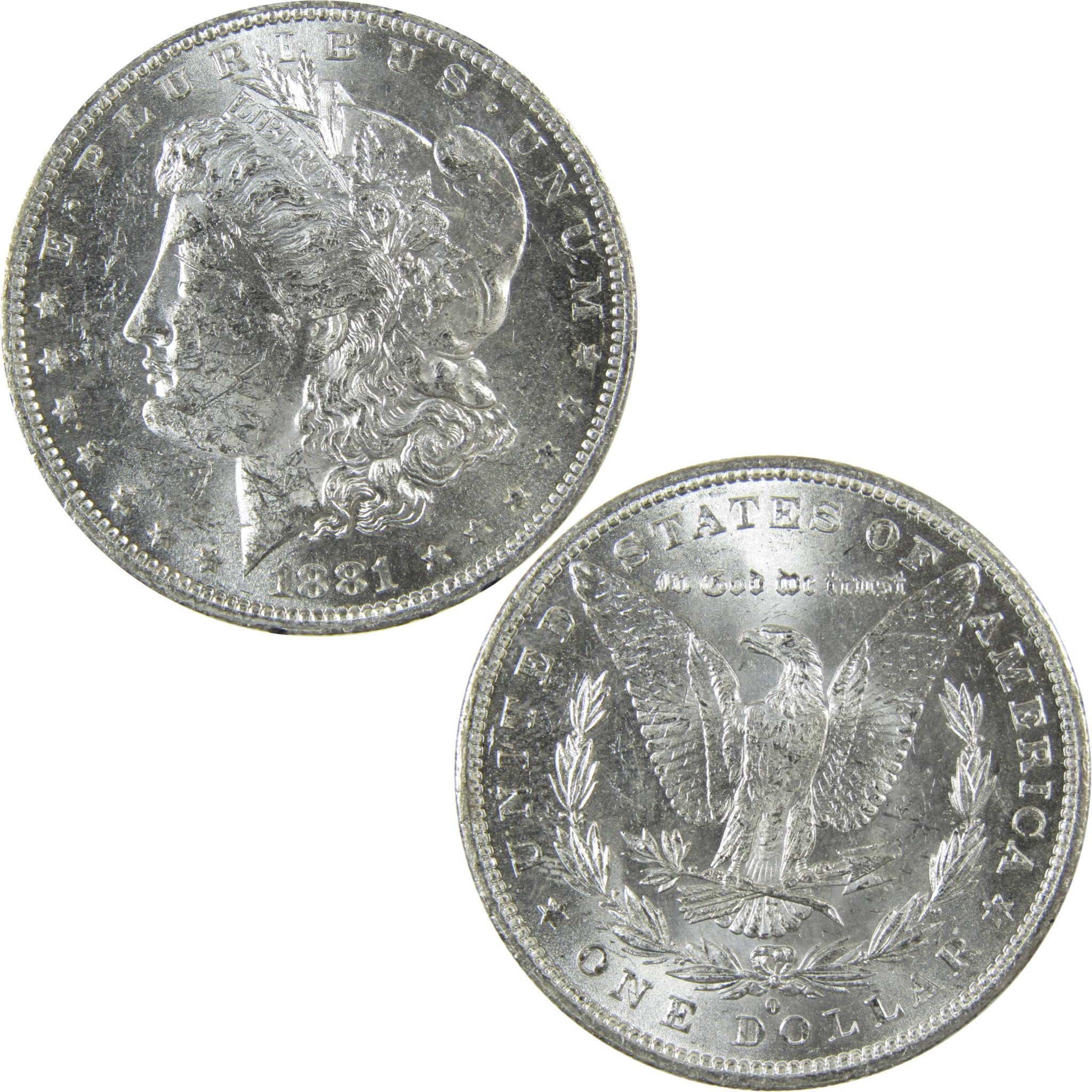 1881 O Morgan Silver Dollar Uncirculated Mint State $1 Coin SKU:I27697 - Morgan coin - Morgan silver dollar - Morgan silver dollar for sale - Profile Coins & Collectibles