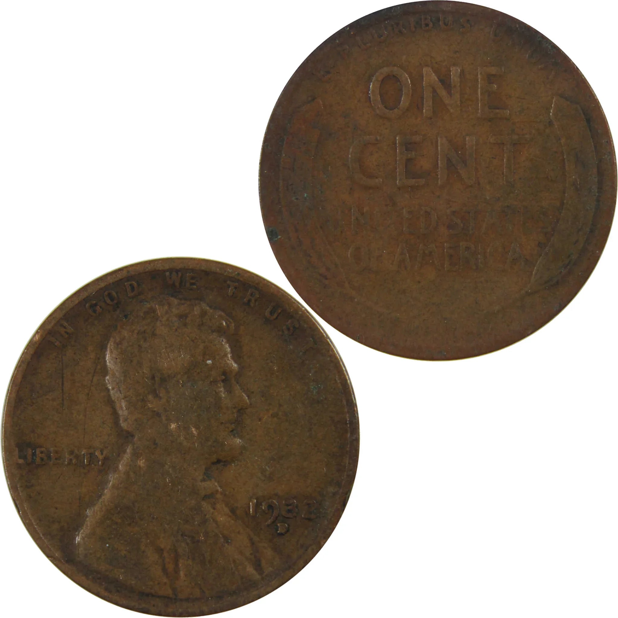 1932 D Lincoln Wheat Cent VG Very Good Penny 1c Coin SKU:I27129