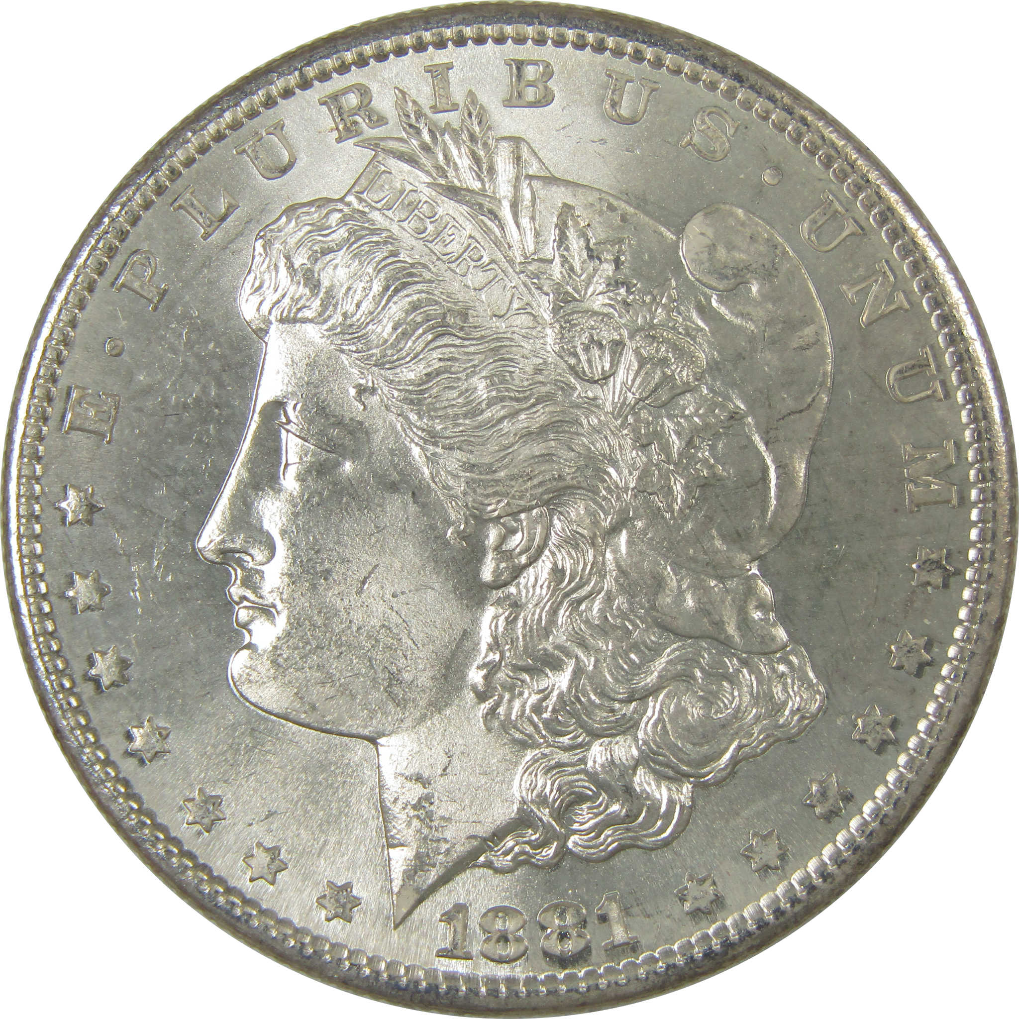1881 S Morgan Dollar BU Choice Uncirculated Silver $1 Coin SKU:CPC0998 - Morgan coin - Morgan silver dollar - Morgan silver dollar for sale - Profile Coins & Collectibles