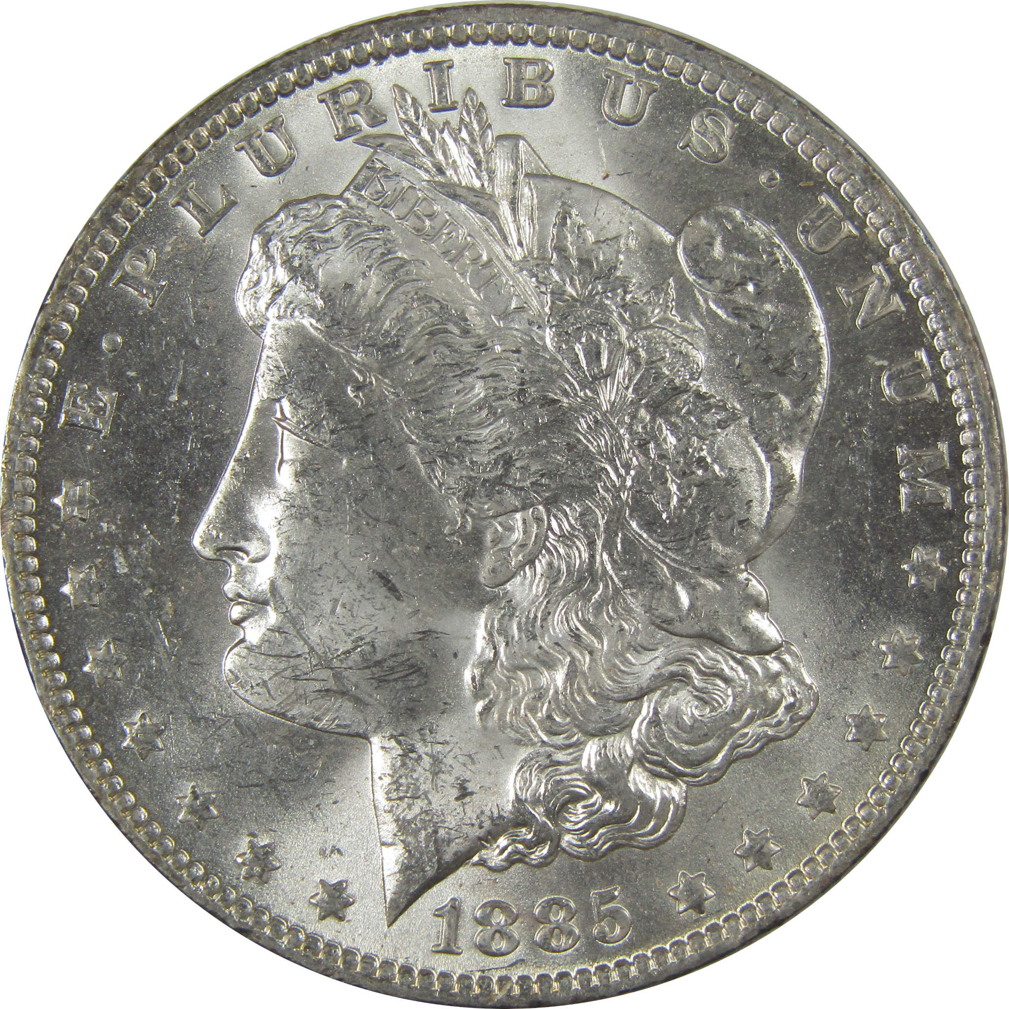 1885 O Morgan Dollar Uncirculated Silver $1 Coin SKU:CPC1109 - Morgan coin - Morgan silver dollar - Morgan silver dollar for sale - Profile Coins & Collectibles