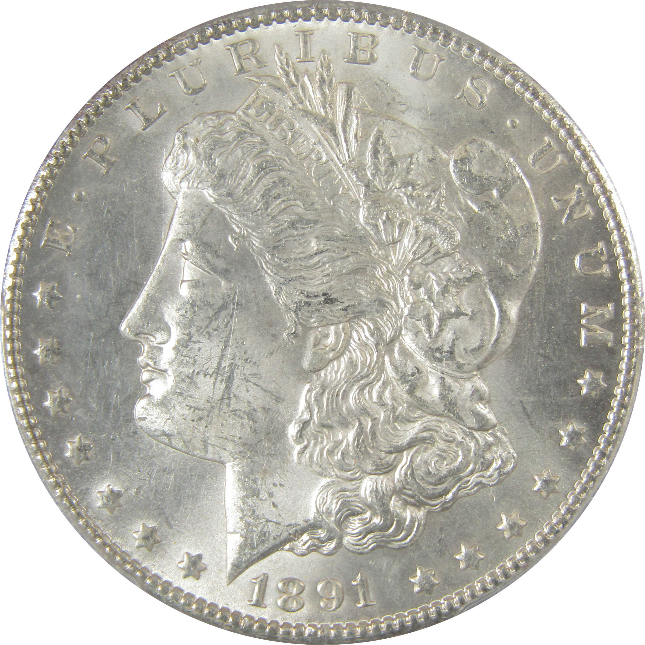 1891 CC Morgan Dollar MS 63 PCGS Silver Uncirculated SKU:I19910 - Morgan coin - Morgan silver dollar - Morgan silver dollar for sale - Profile Coins & Collectibles