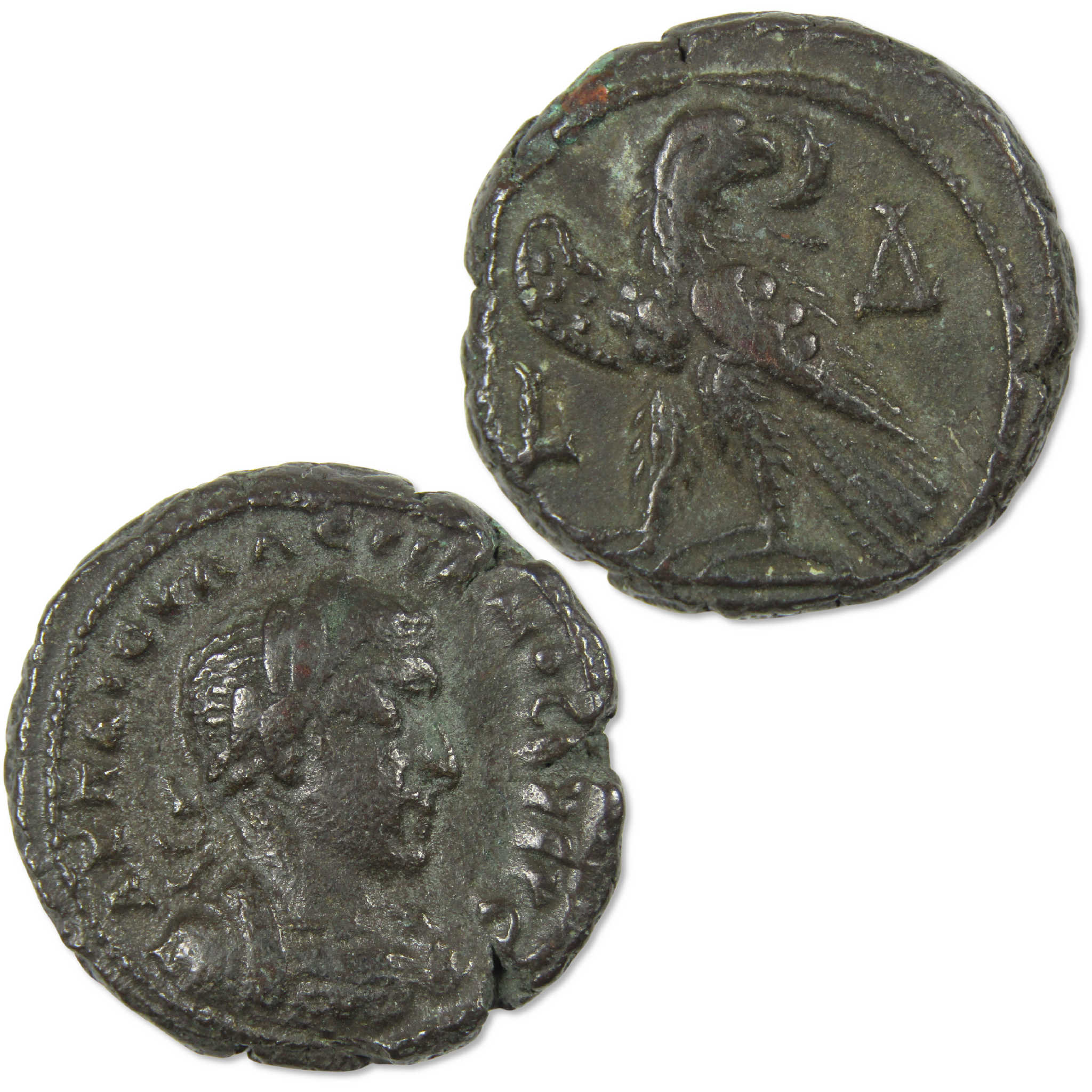 253-260 AD Valerian I Alexandria Egypt Tetradrachm VF Ancient Coin